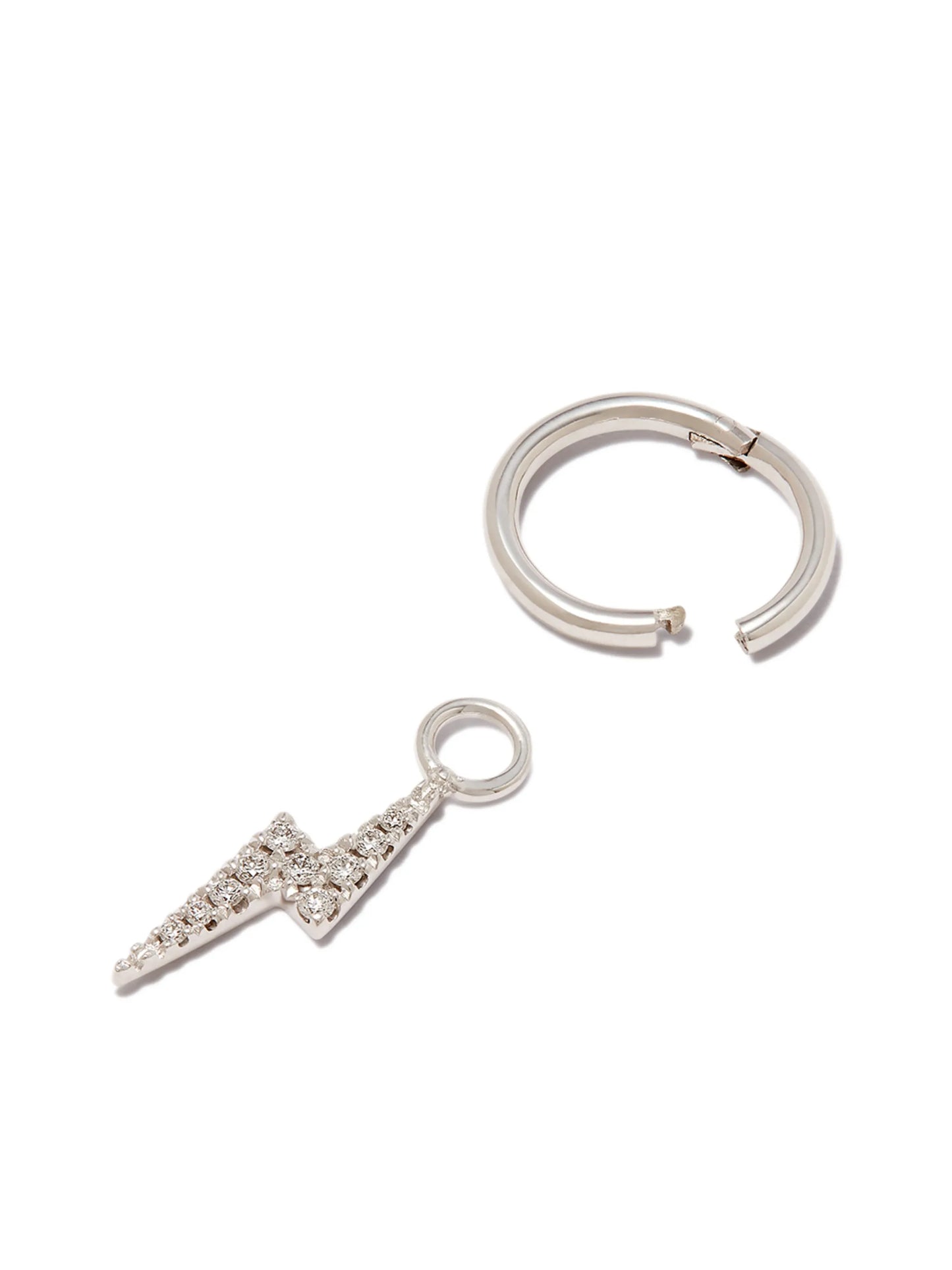 18kt white gold Lightning Bolt charm