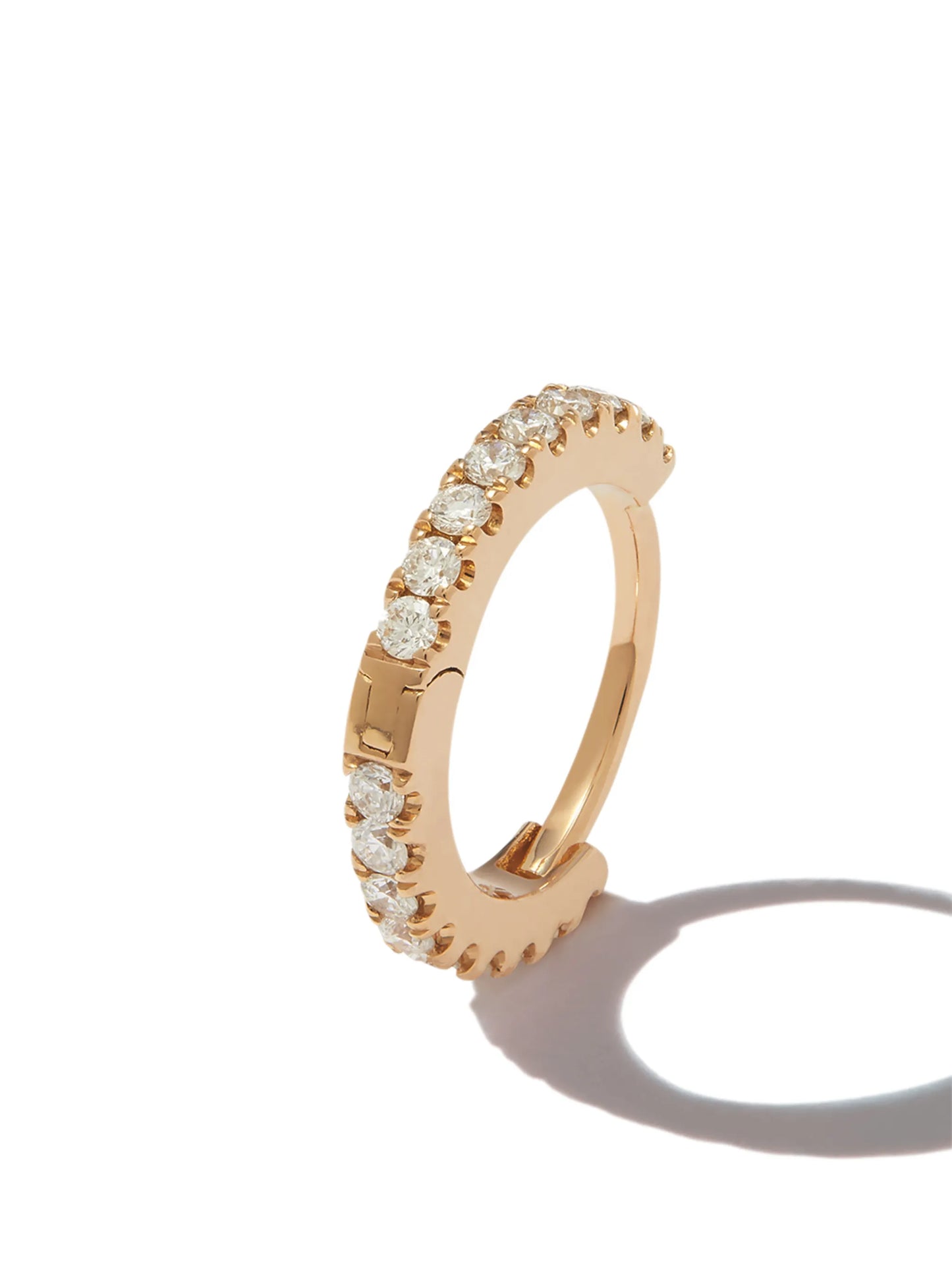 18kt yellow gold Eternity diamond earring