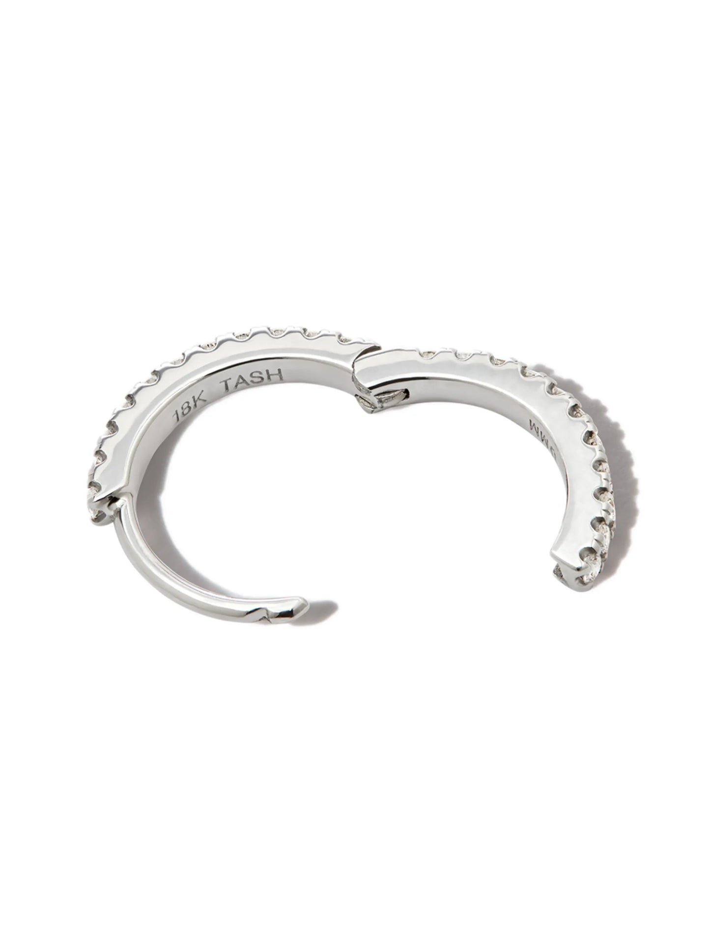 18kt white gold Eternity earring