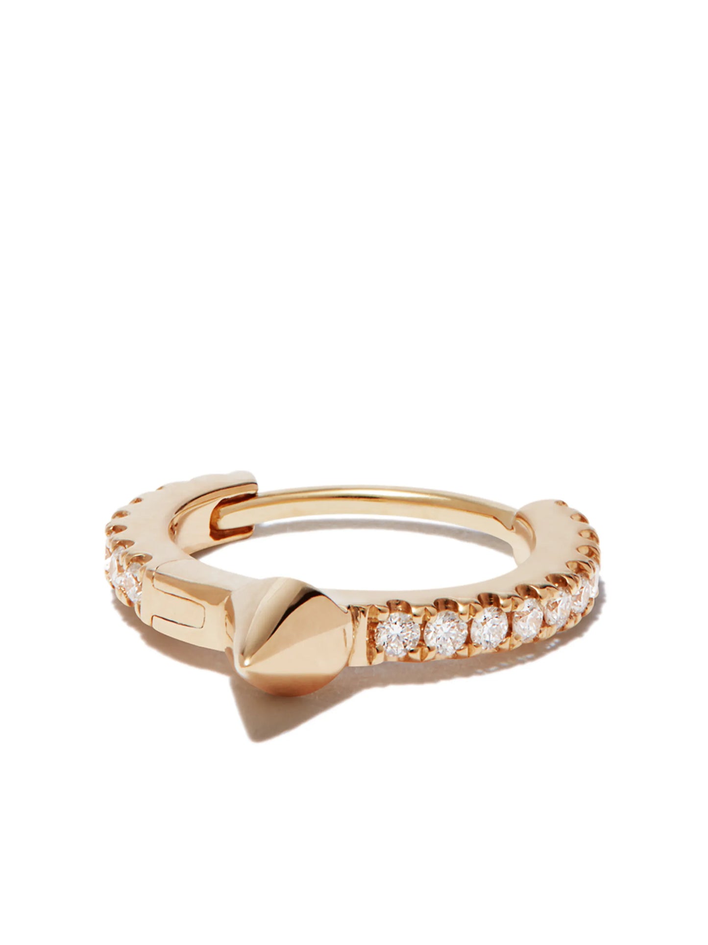 18kt yellow gold Spike diamond earring