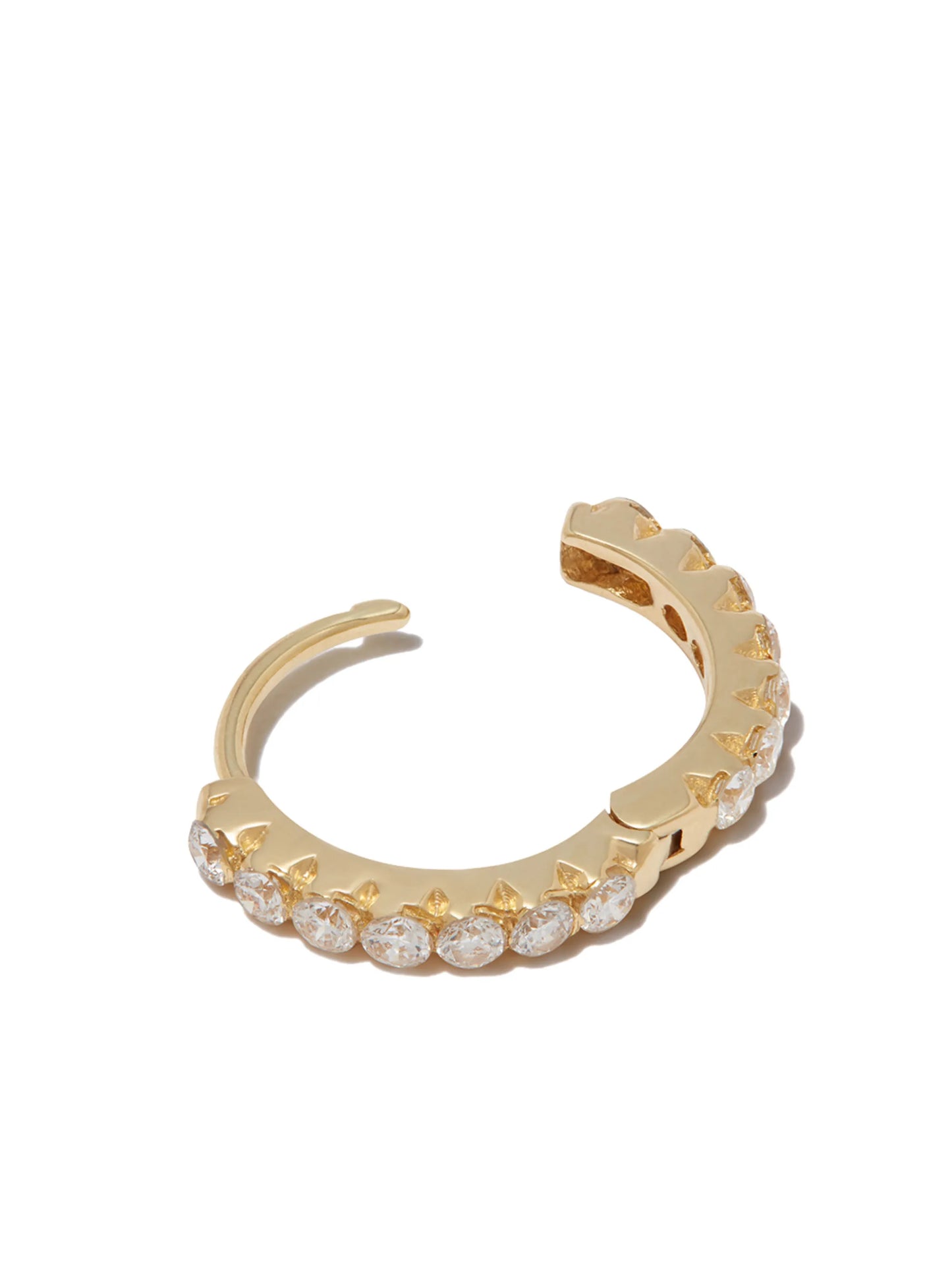 18kt yellow gold Invisible clicker earring