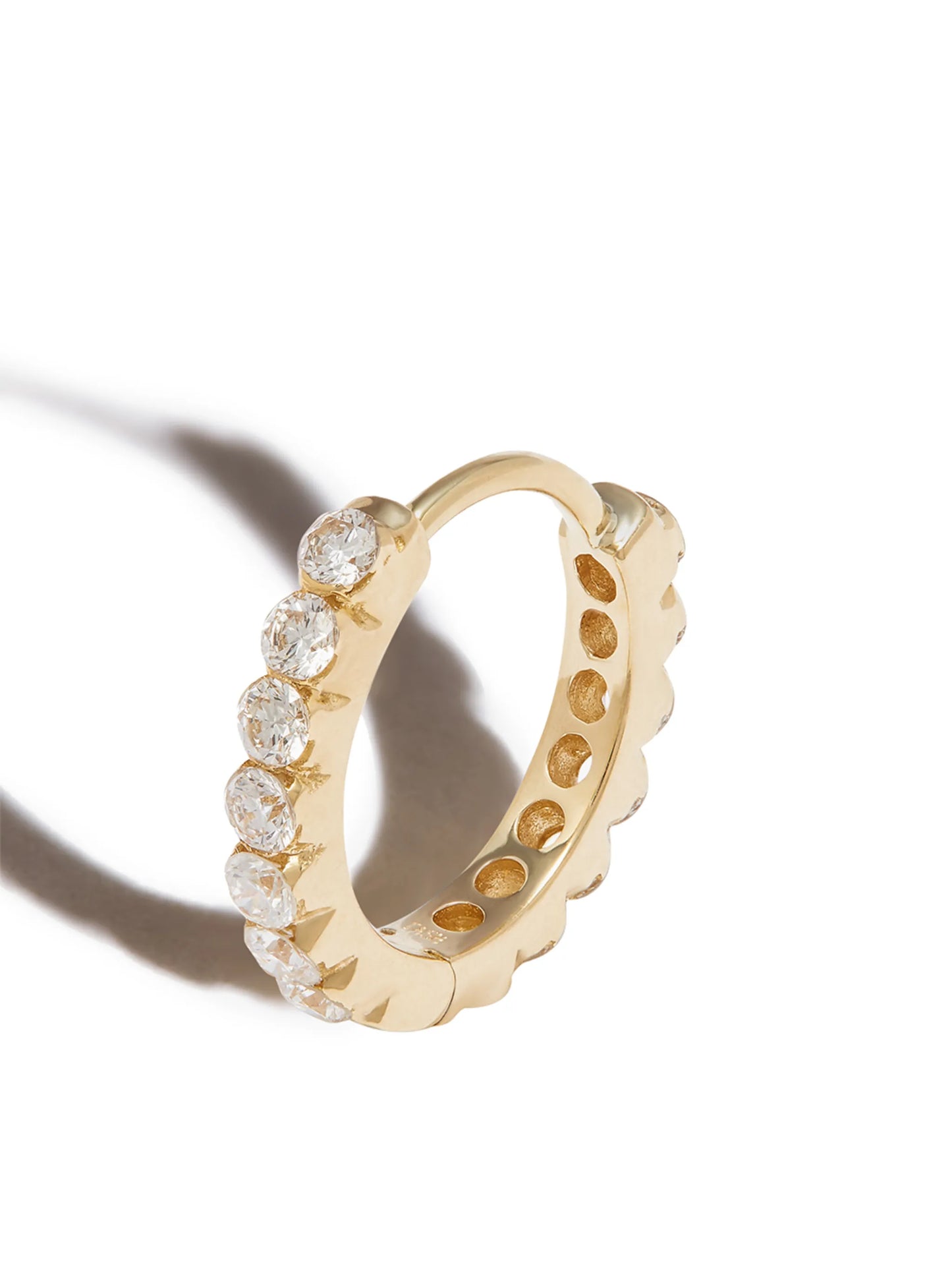 18kt yellow gold Invisible clicker earring