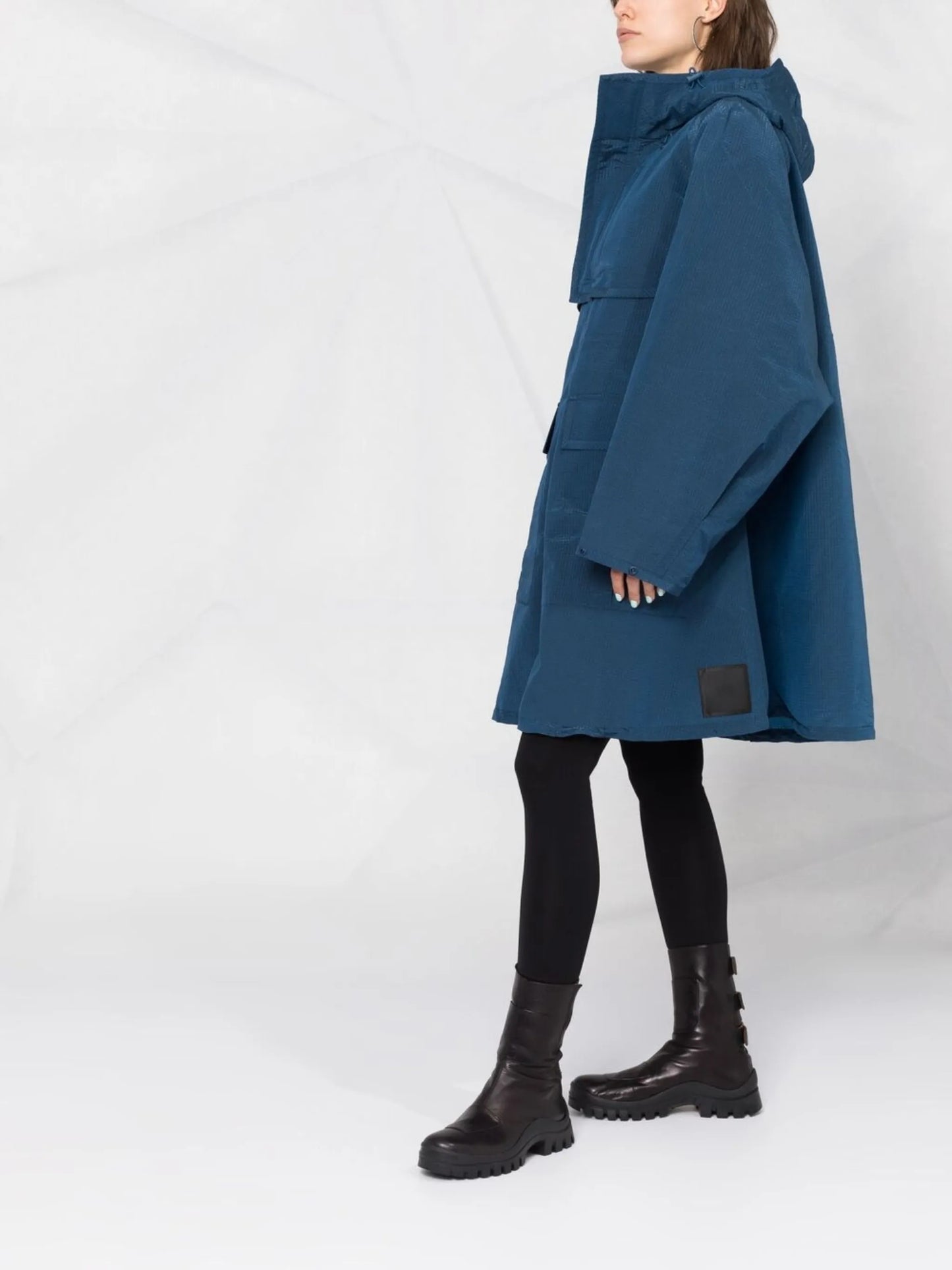 CH2 sporty seersucker hooded parka