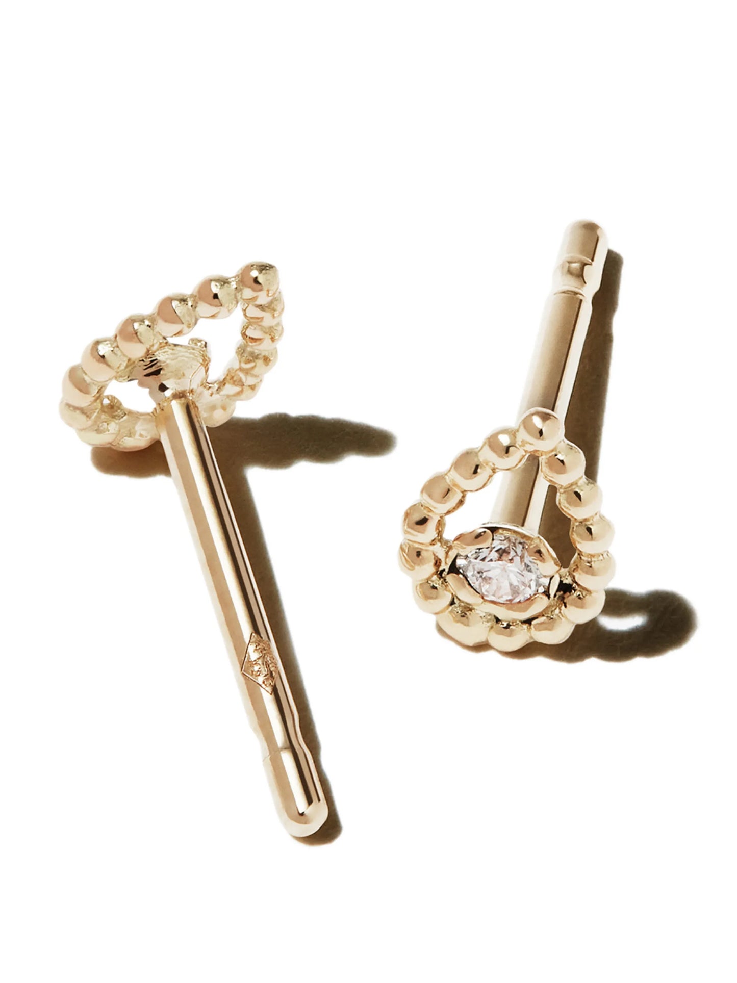 18kt yellow gold teardrop earrings