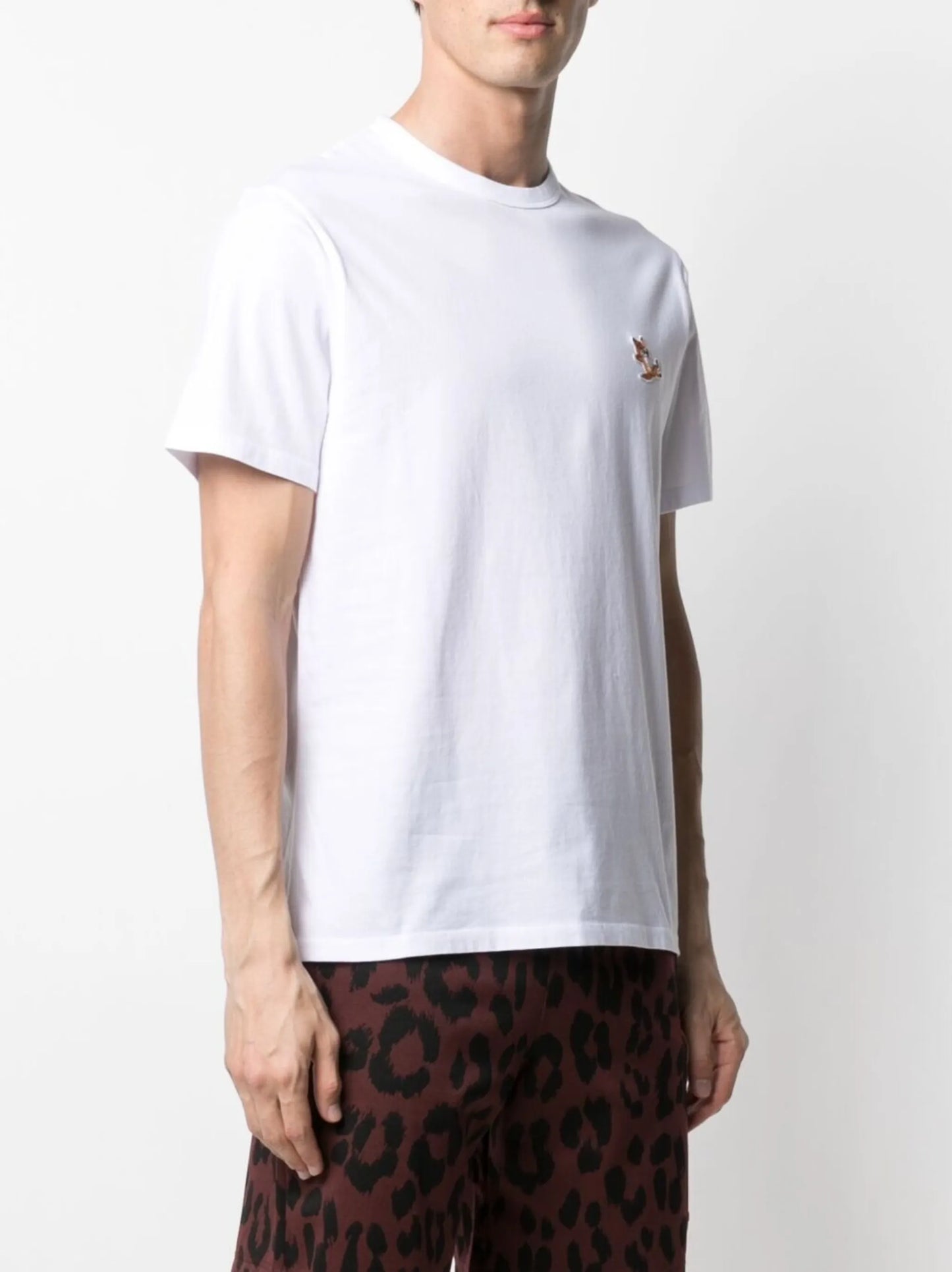 Chillax Fox logo-detail T-shirt