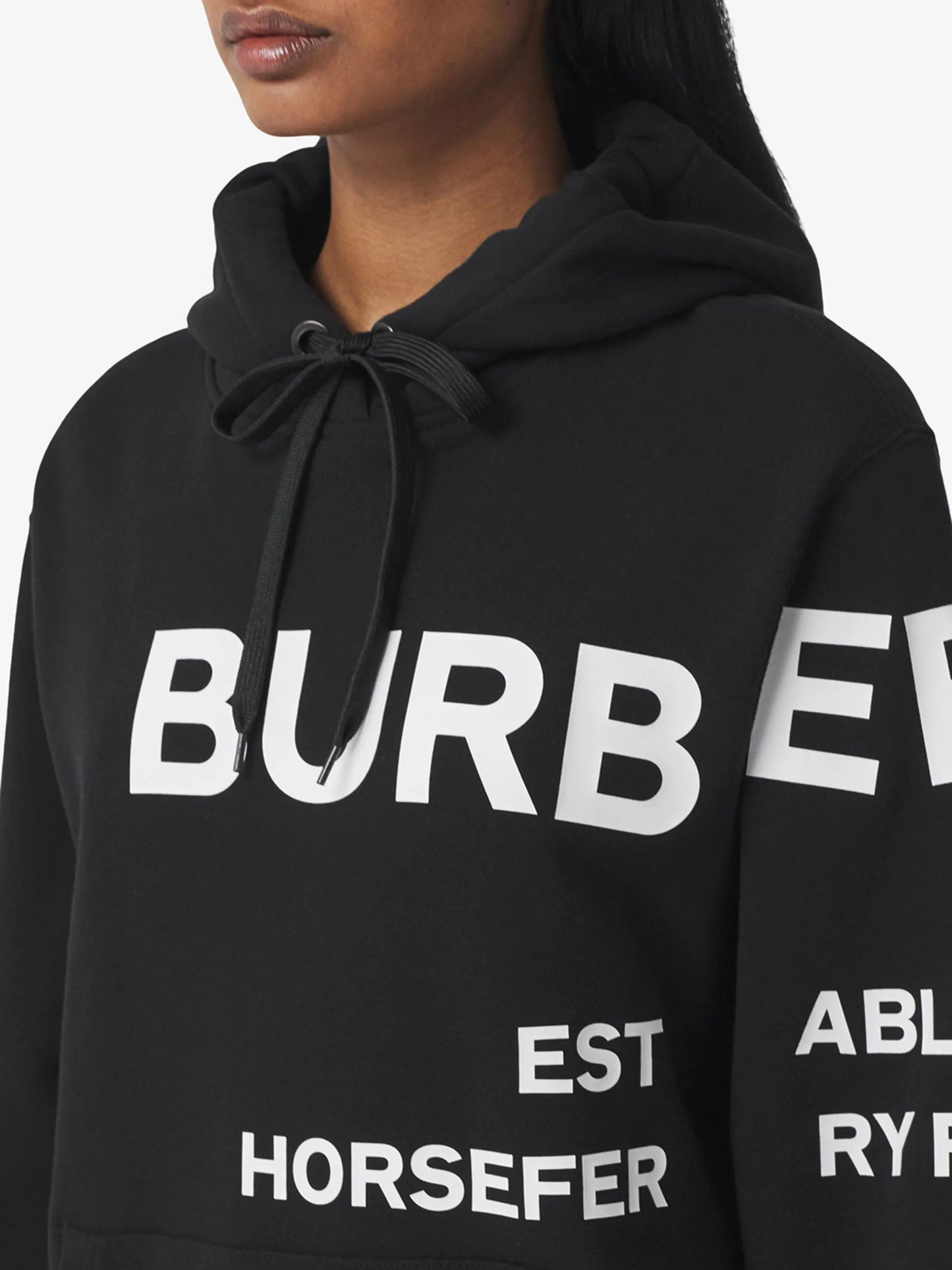 Horseferry-print hoodie