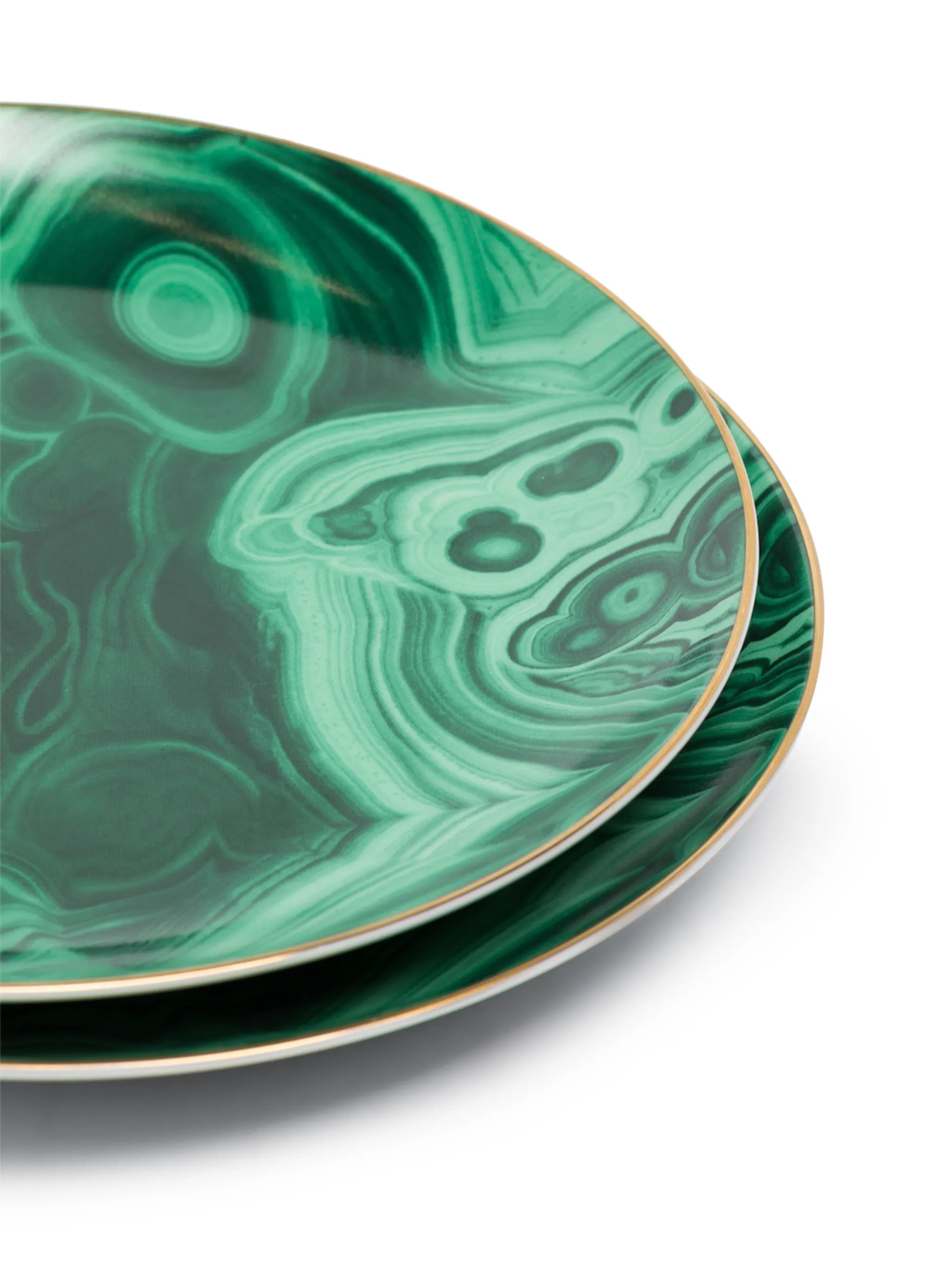 set of four dessert plates
