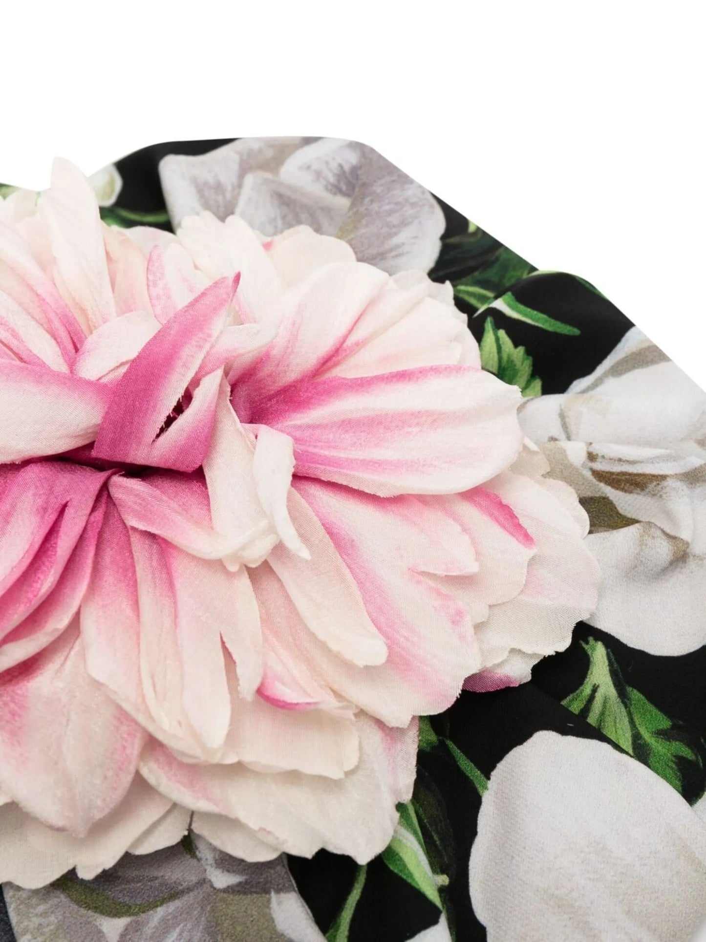 floral-print hat