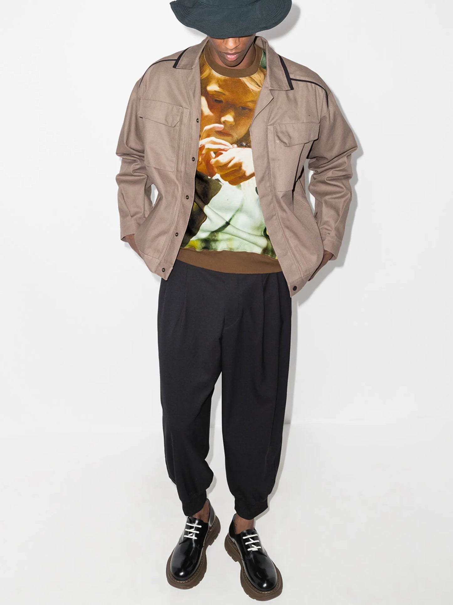 x Markus Akesson painterly-print sweatshirt