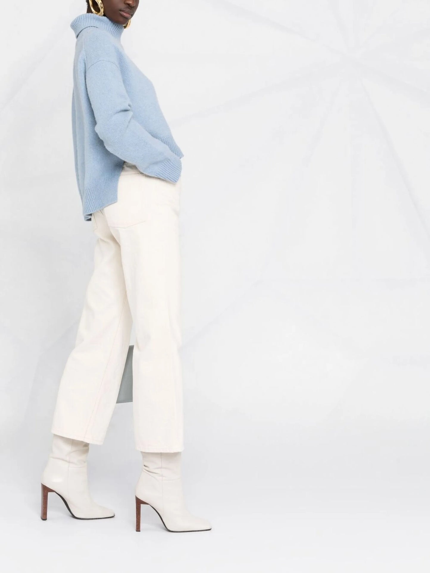 cropped flared trousers