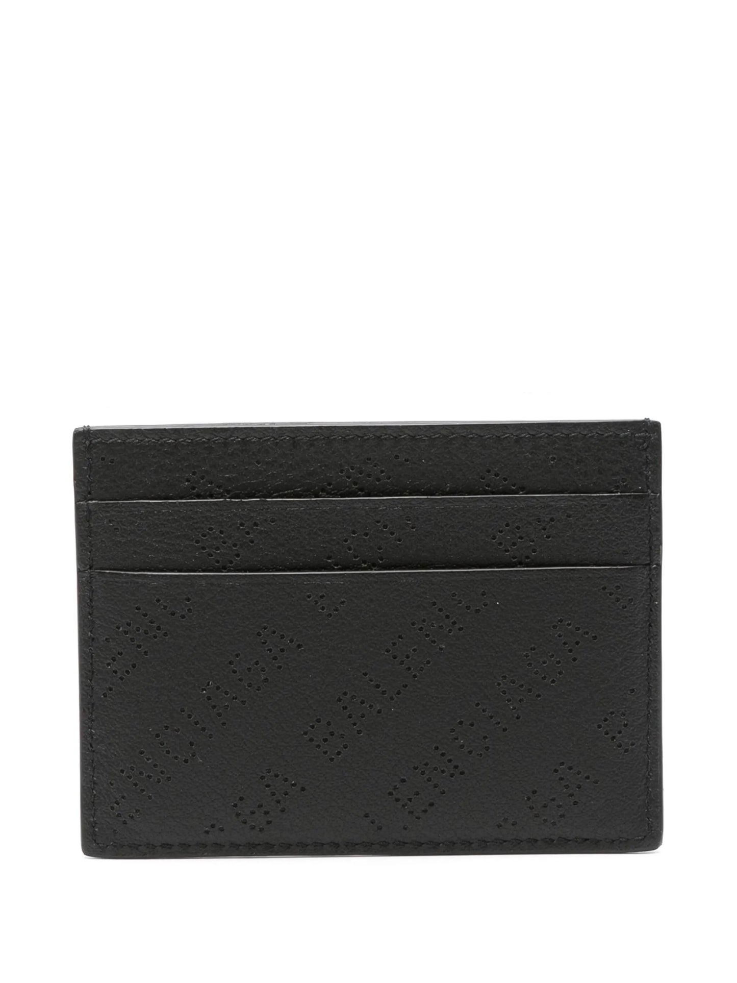perforated logo cardholder