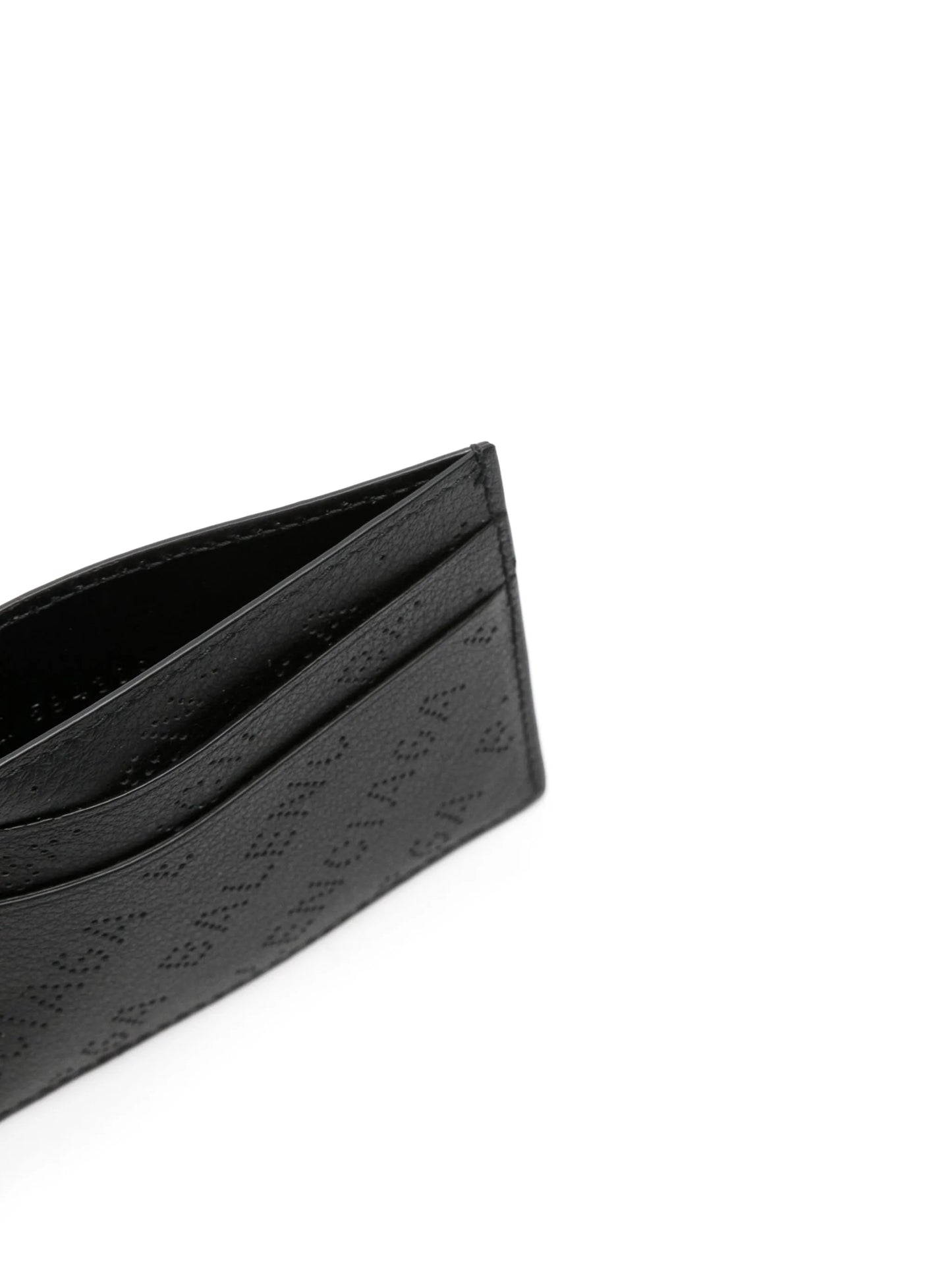 perforated logo cardholder