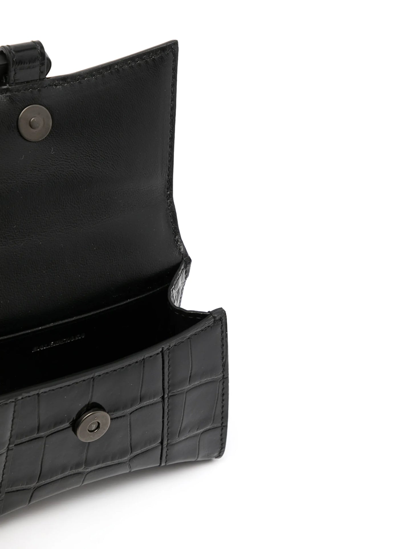 Hourglass embossed mini bag