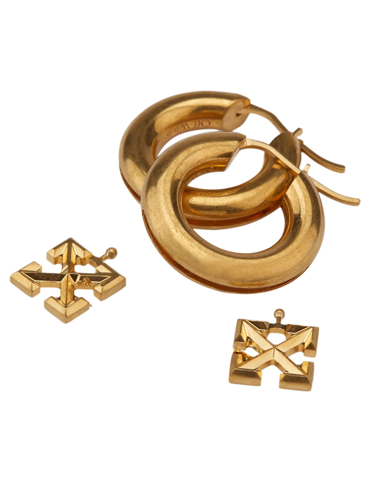 Arrow hoop earrings