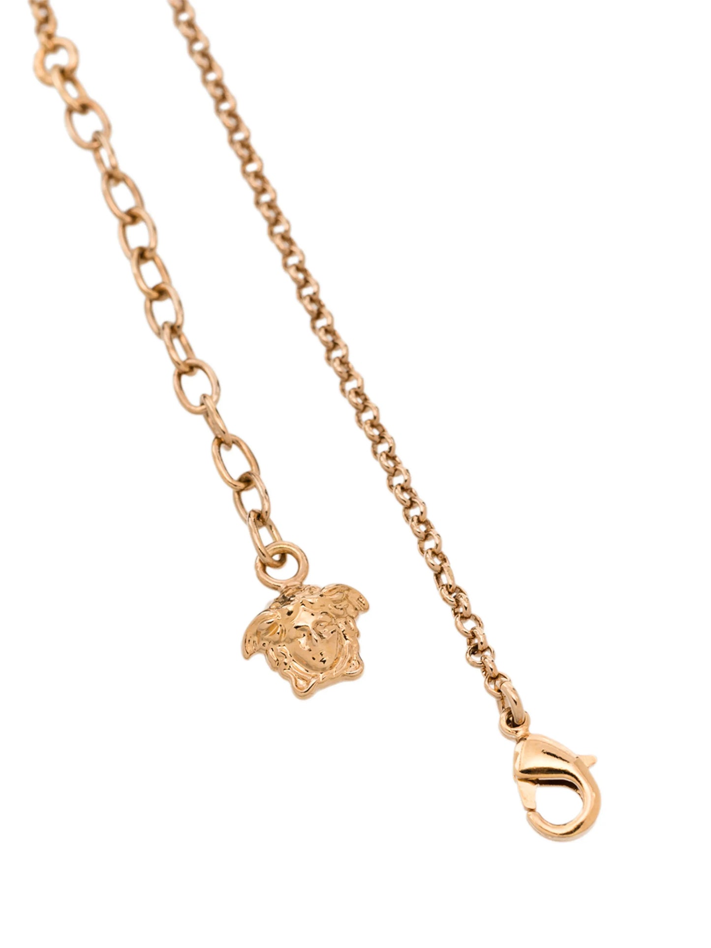 two-tone Medusa pendant necklace