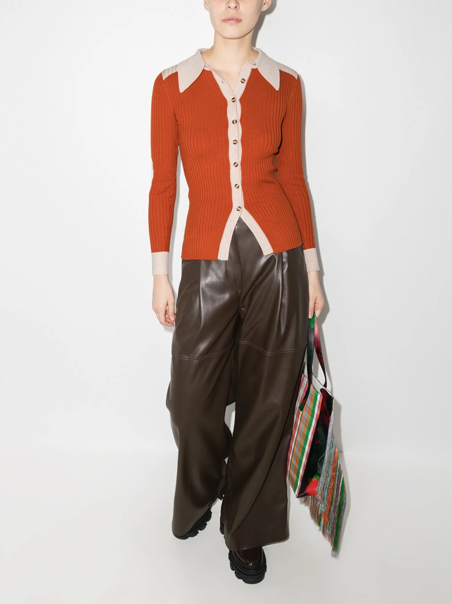 Seth contrast-trim cardigan