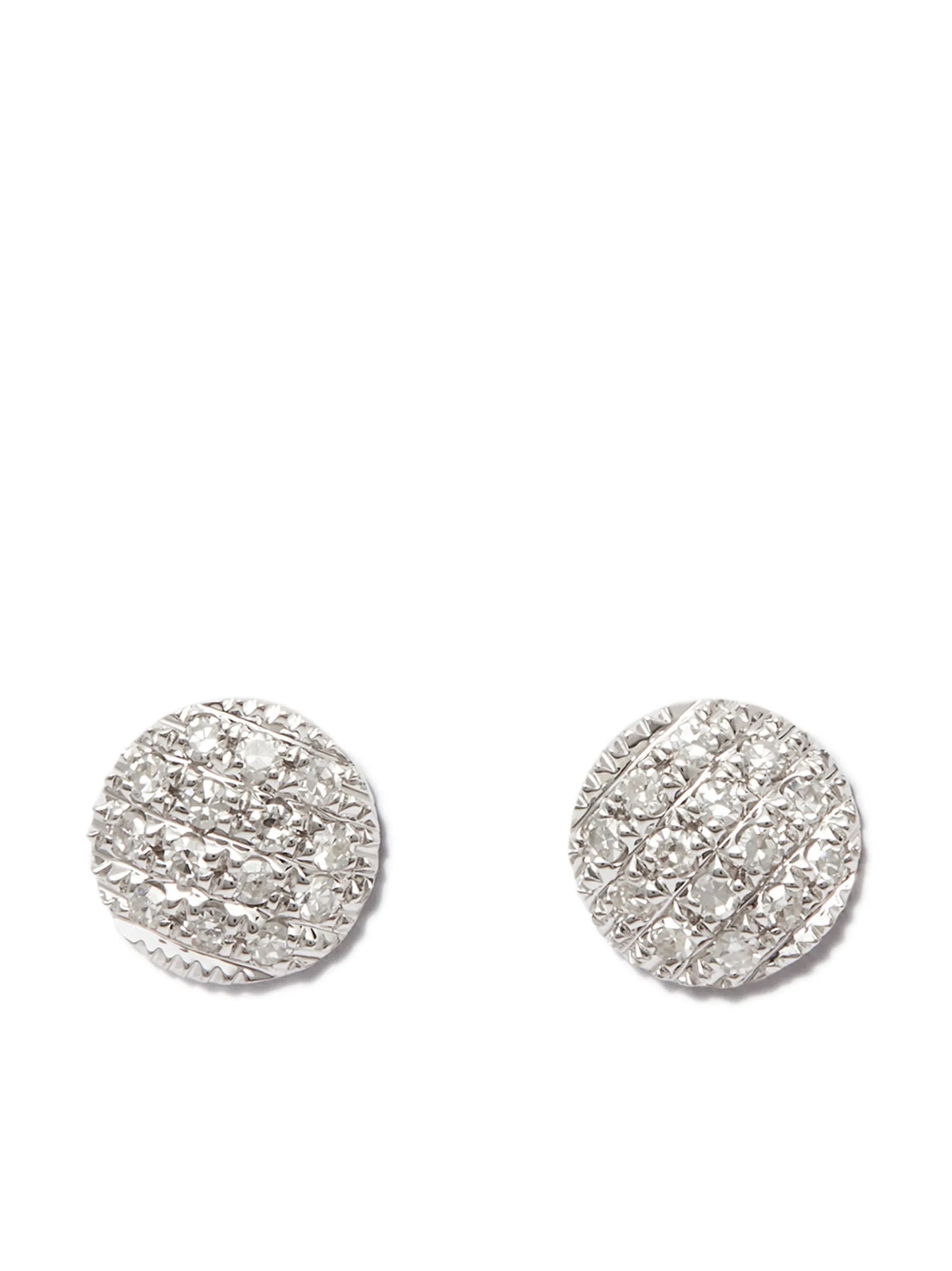 14kt white gold Lauren Joy diamond stud earrings