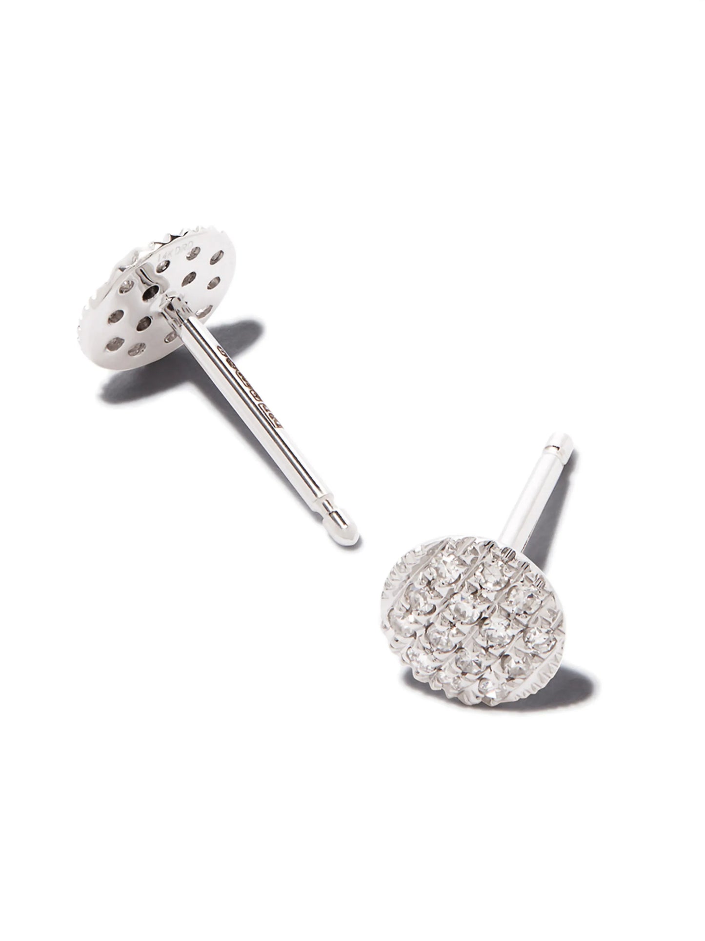 14kt white gold Lauren Joy diamond stud earrings