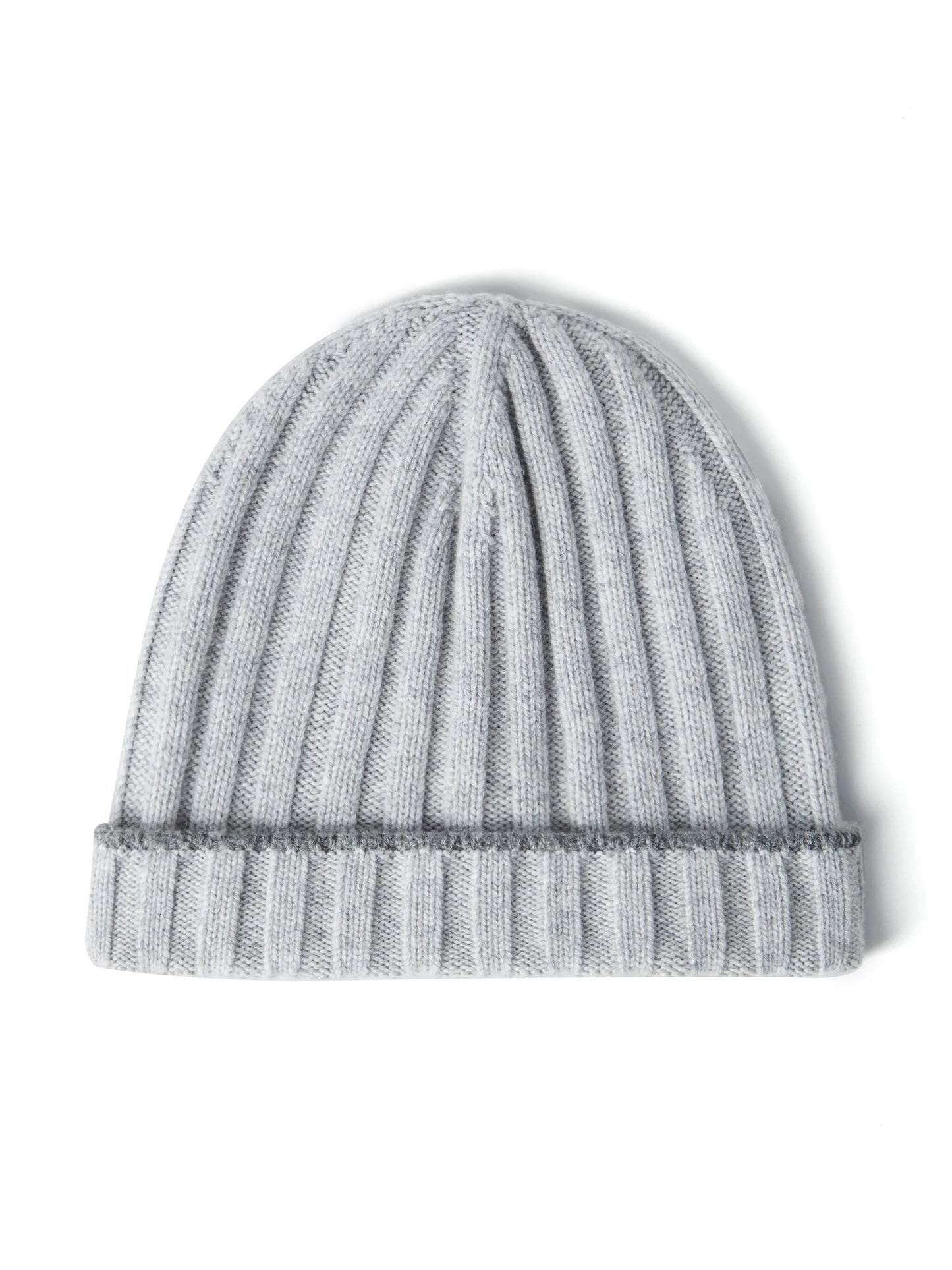 ribbed cashmere beanie