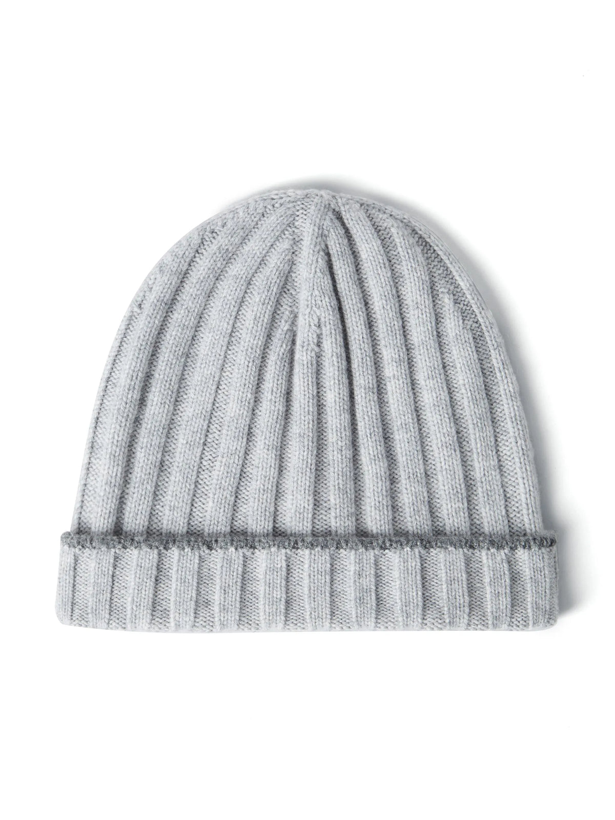 ribbed cashmere beanie