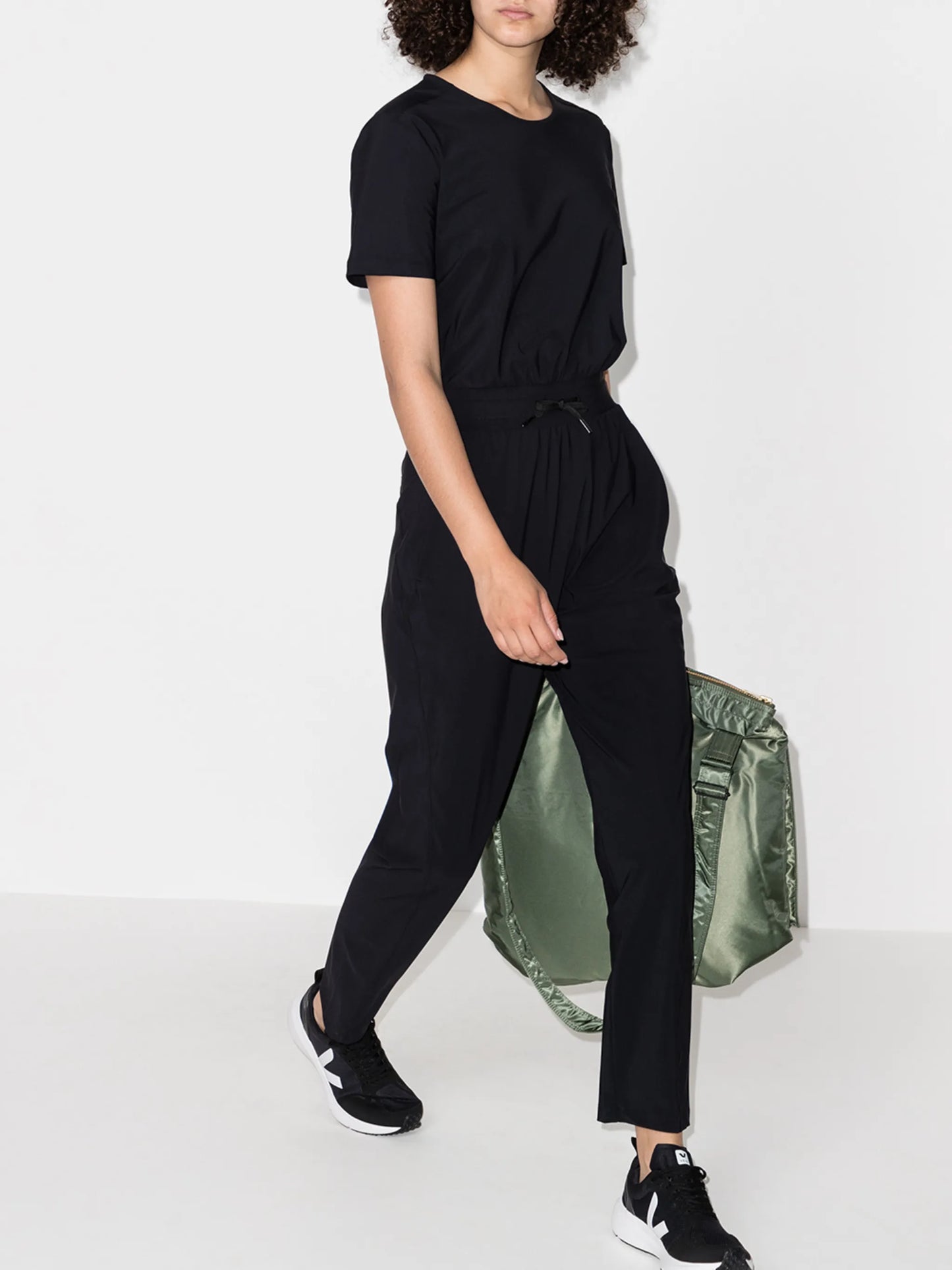 Explorer drawstring jumpsuit