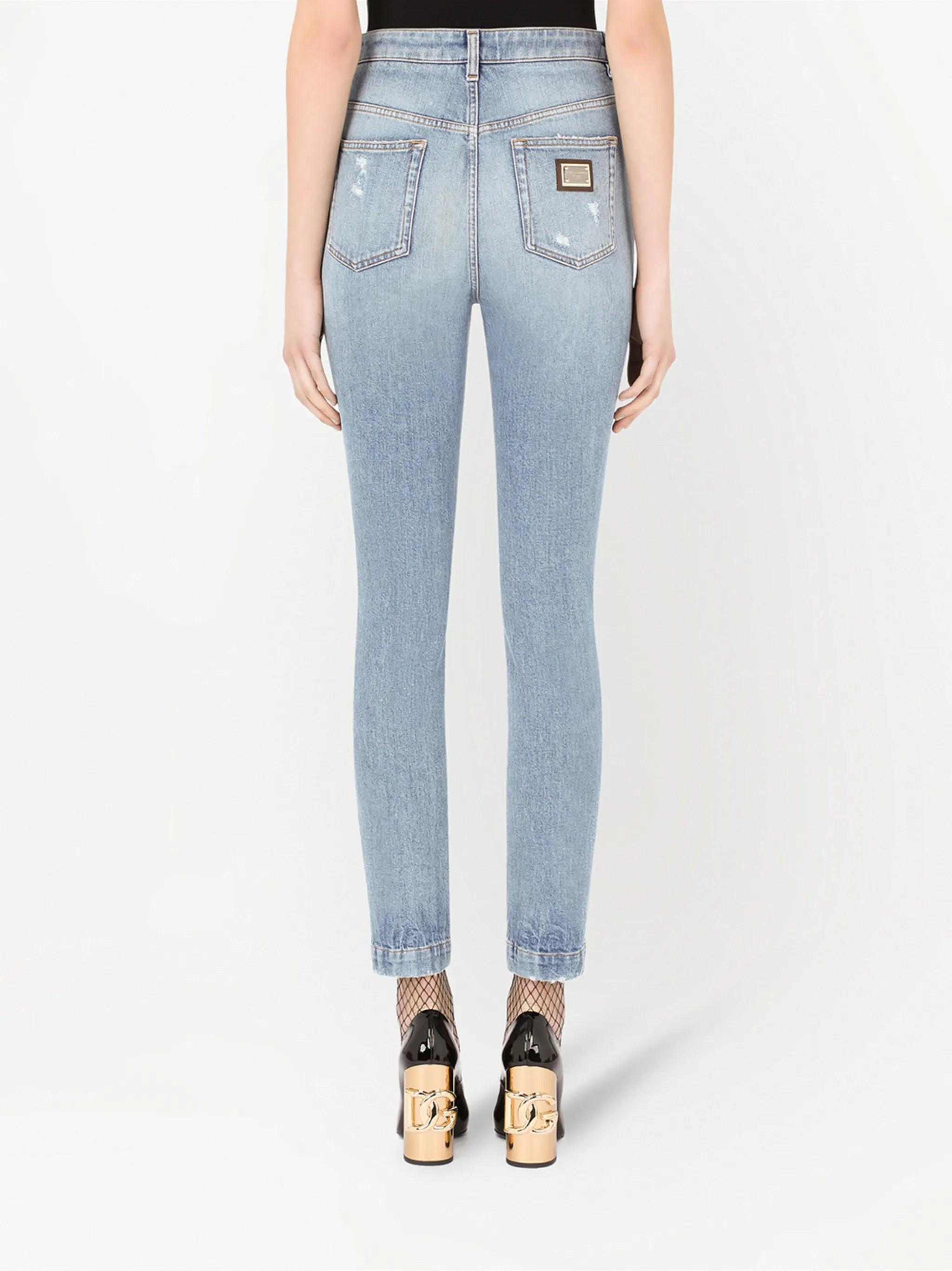 Audrey distressed skinny jeans