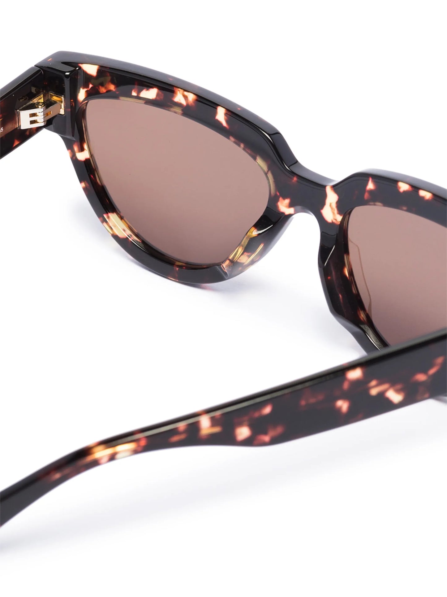 tortoiseshell-effect cat-eye sunglasses