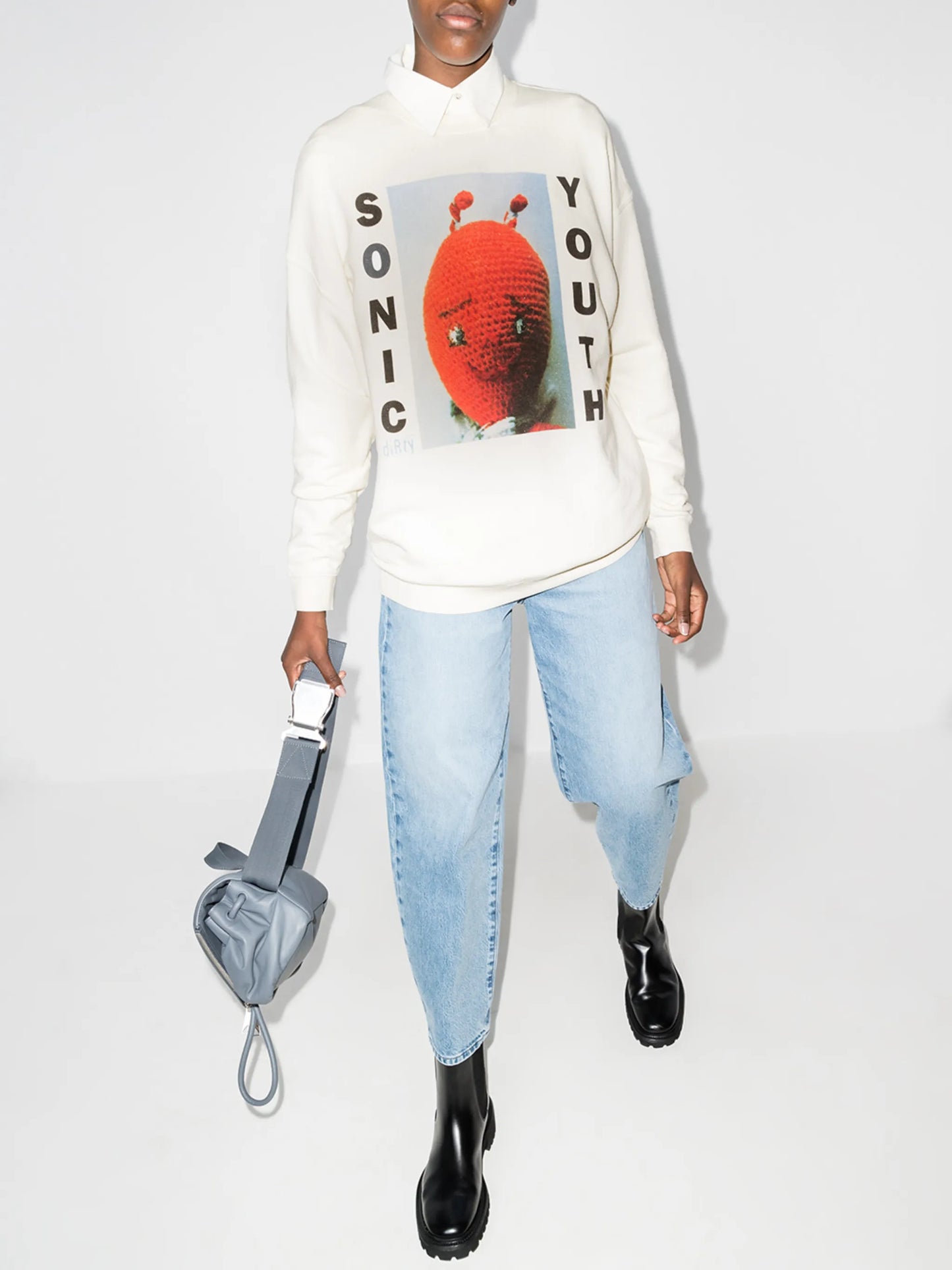 Sonic Youth Dirty-print sweatshirt