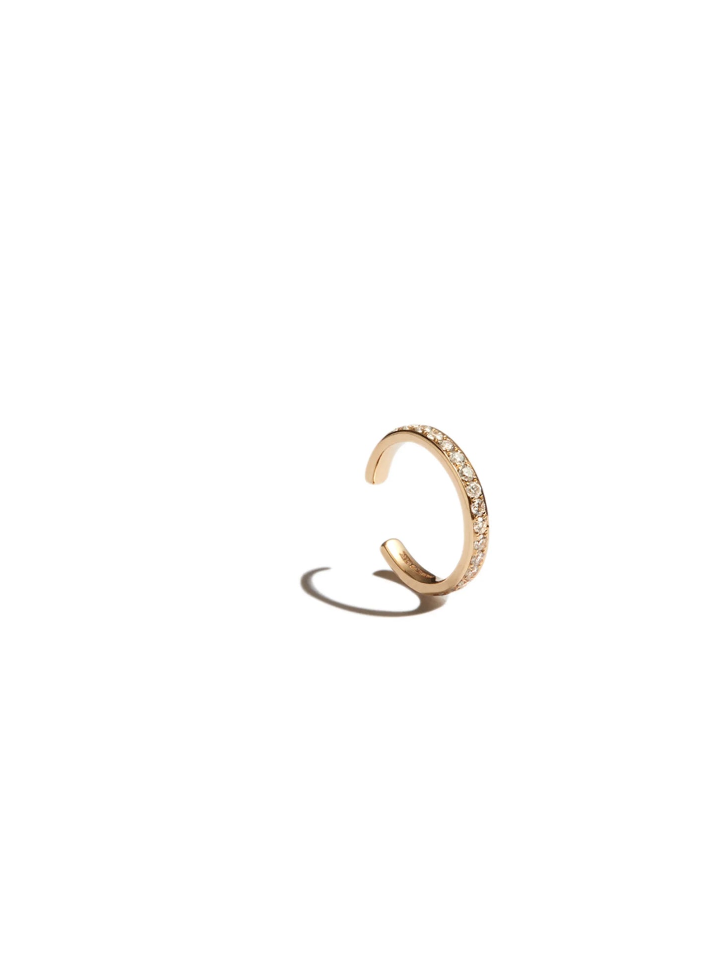 18kt yellow gold diamond ear cuff