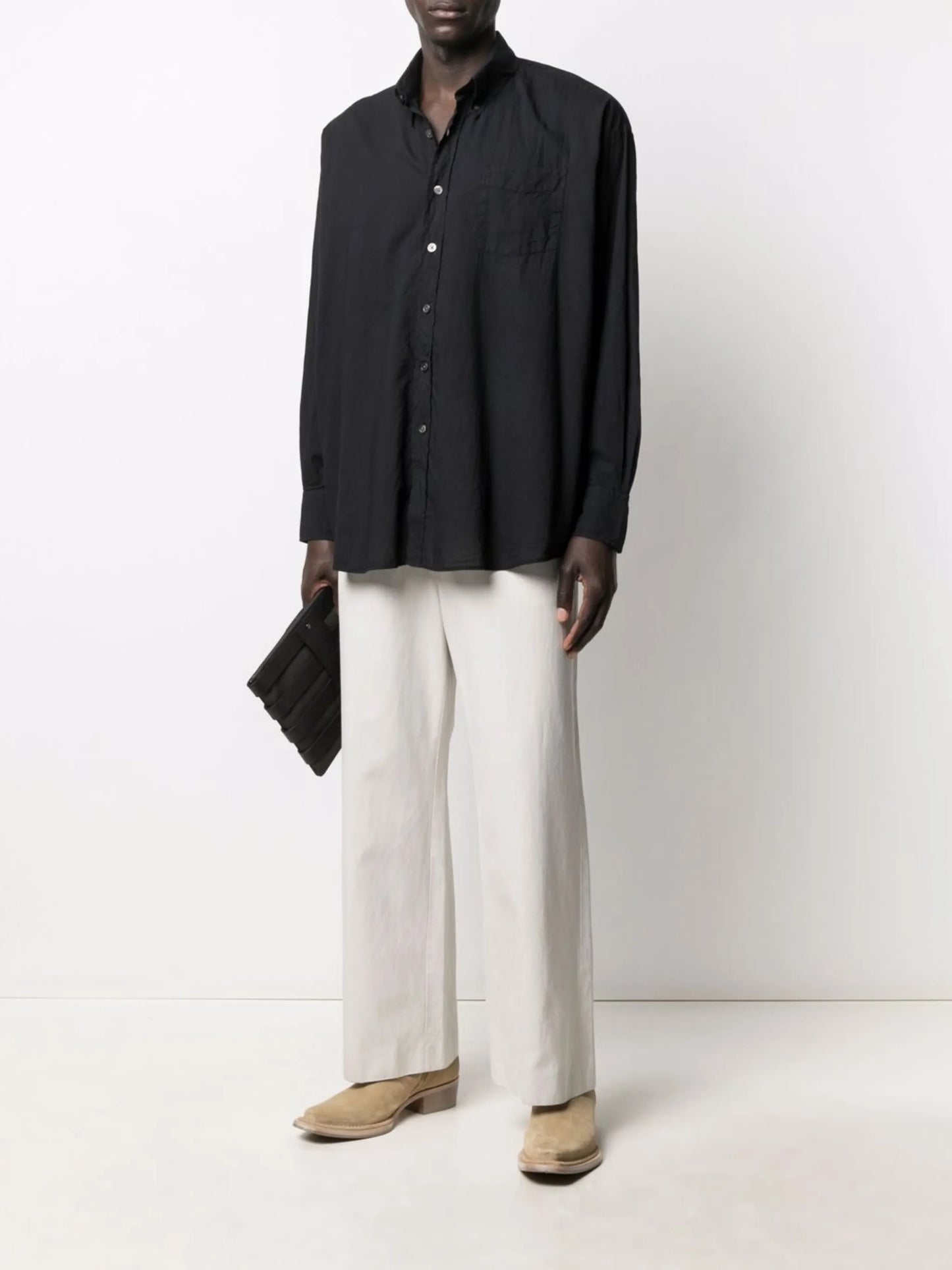 button-down cotton shirt