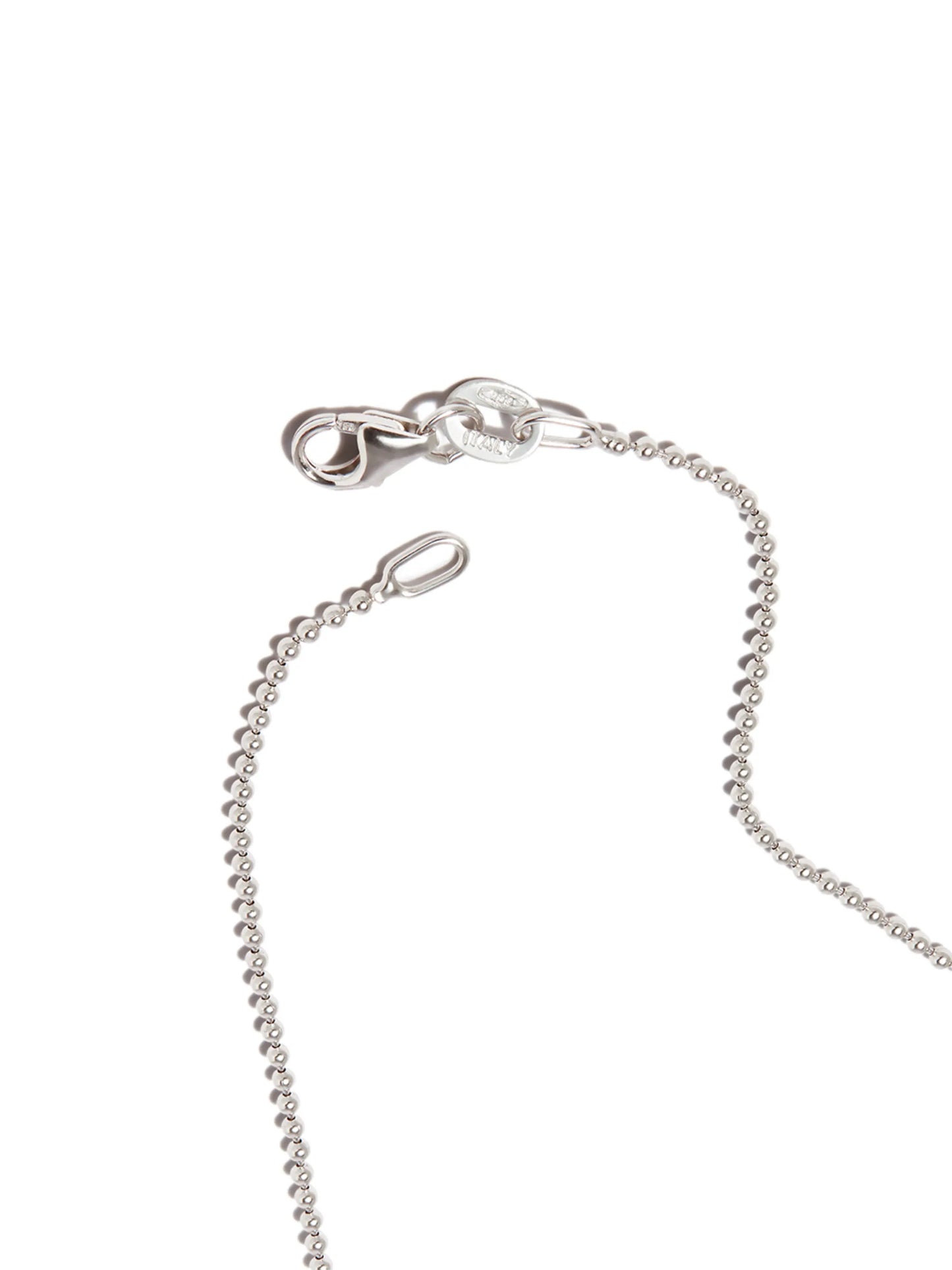 18kt white gold small Tokyo diamond pendant necklace