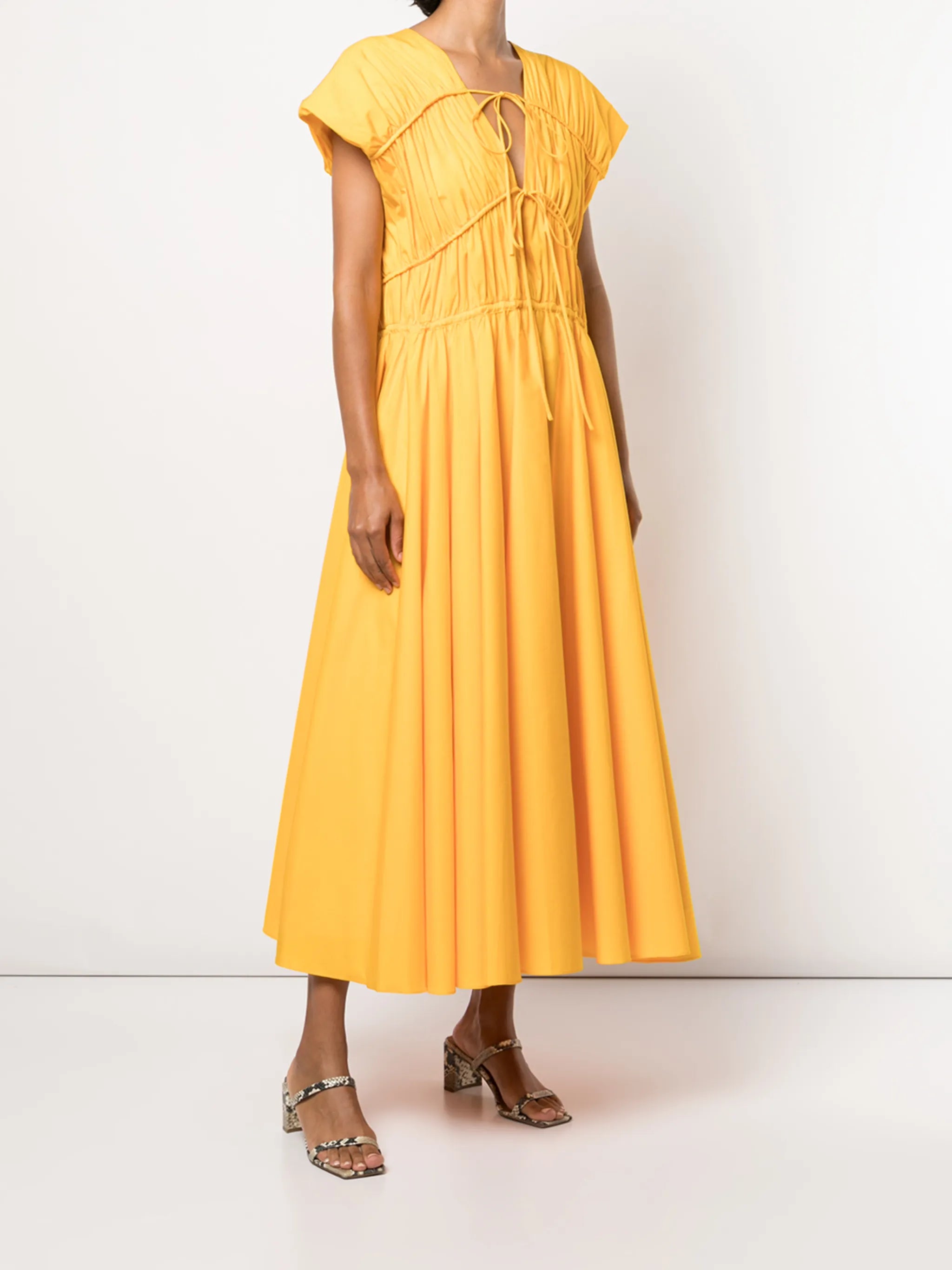 Ceres flared midi dress
