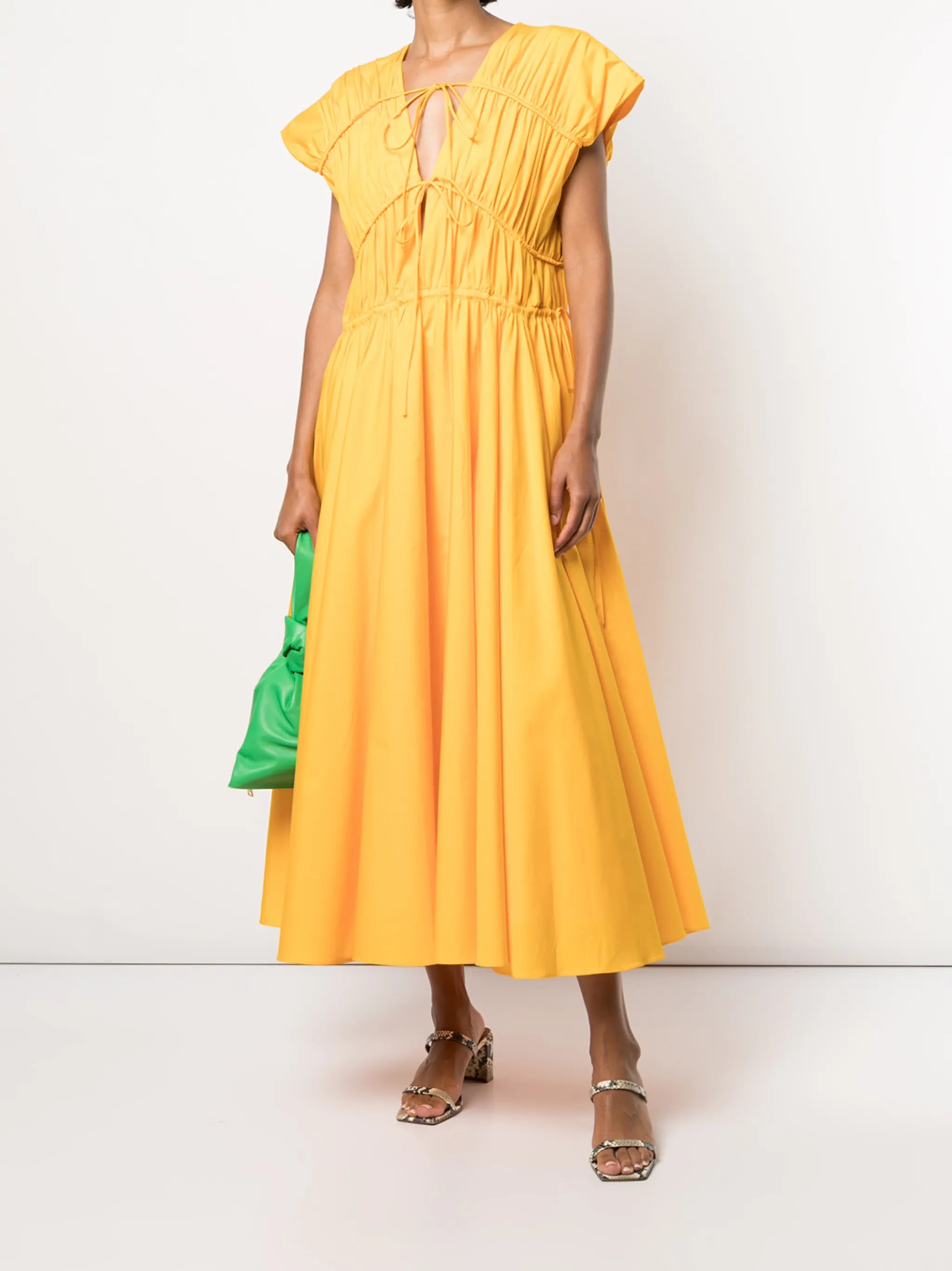 Ceres flared midi dress