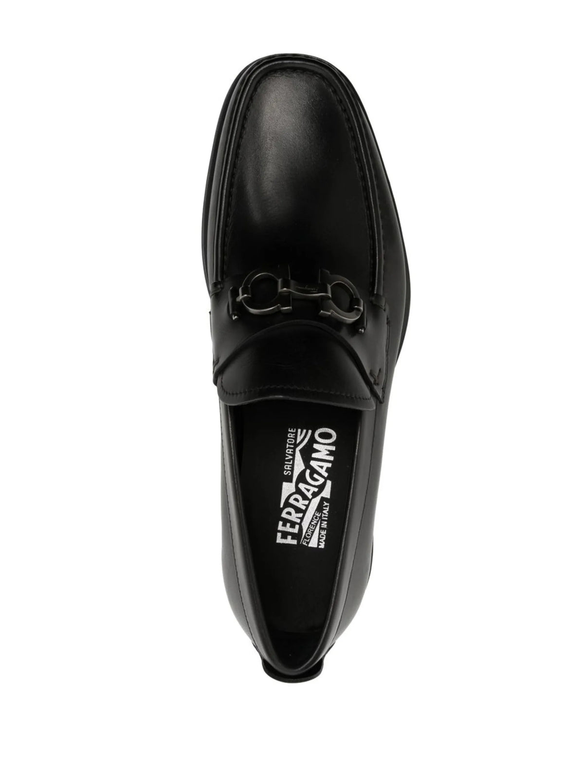 Gancini lug-sole loafers