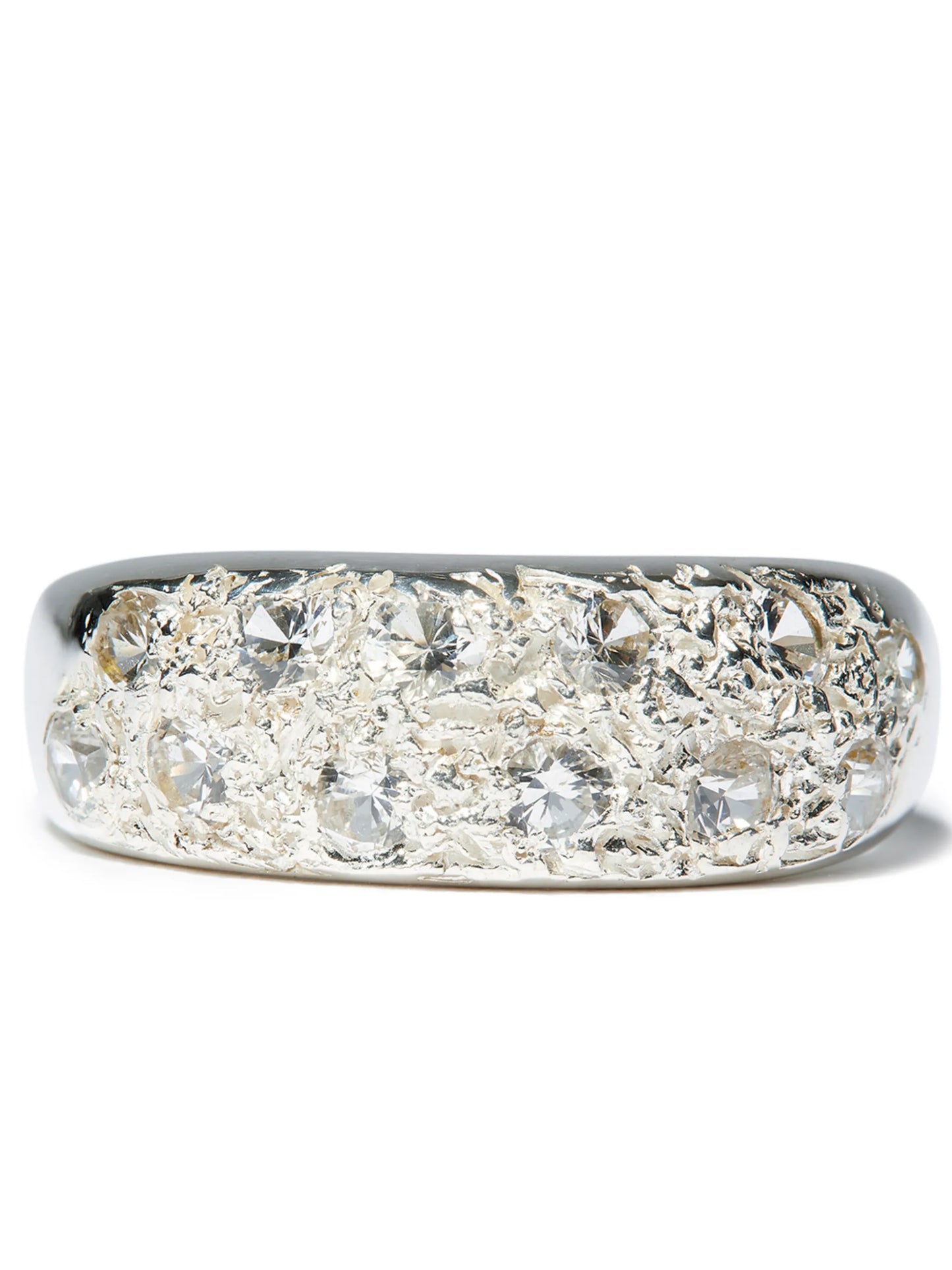 sterling silver sapphire ring