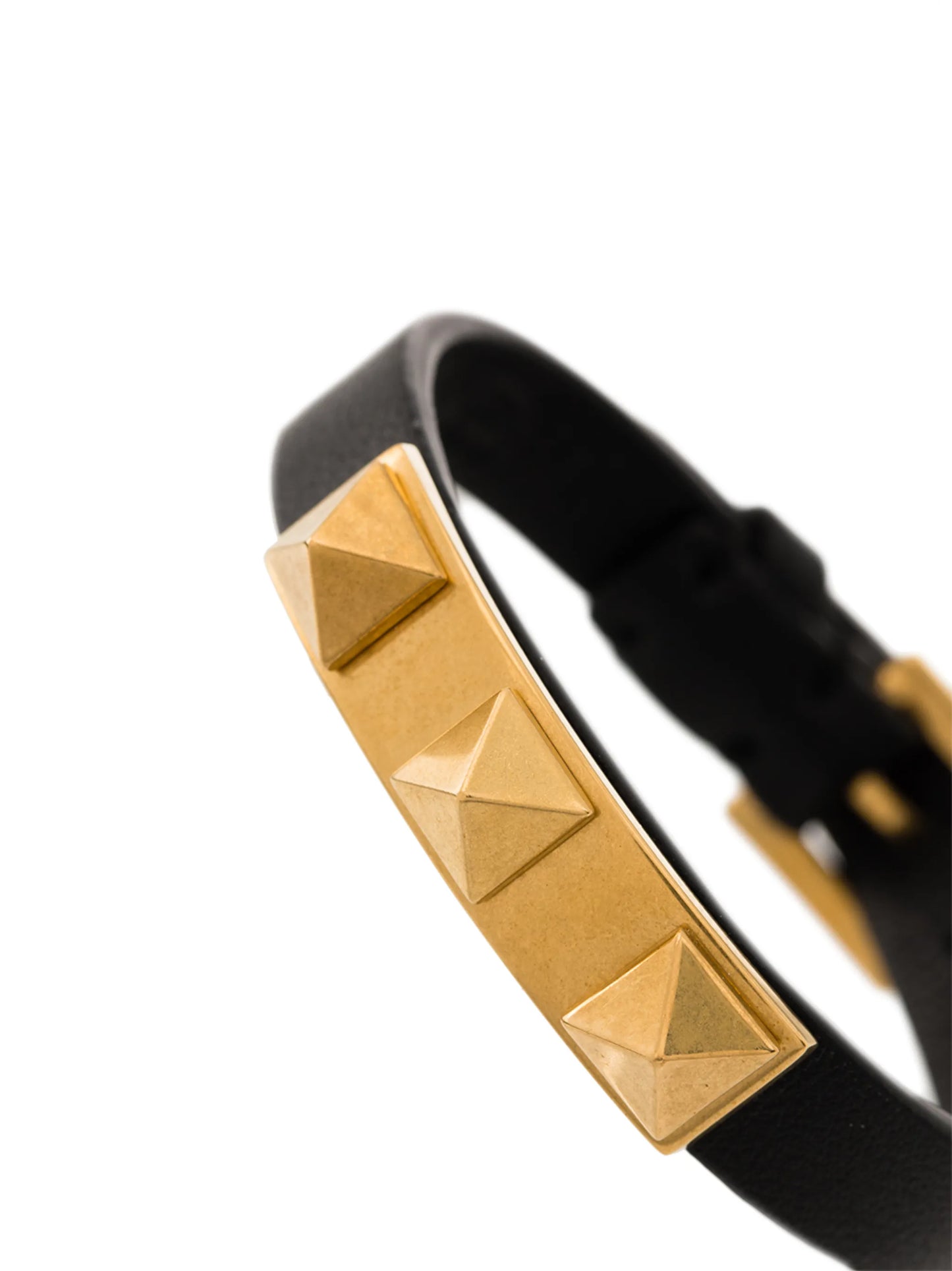 Rockstud leather bracelet