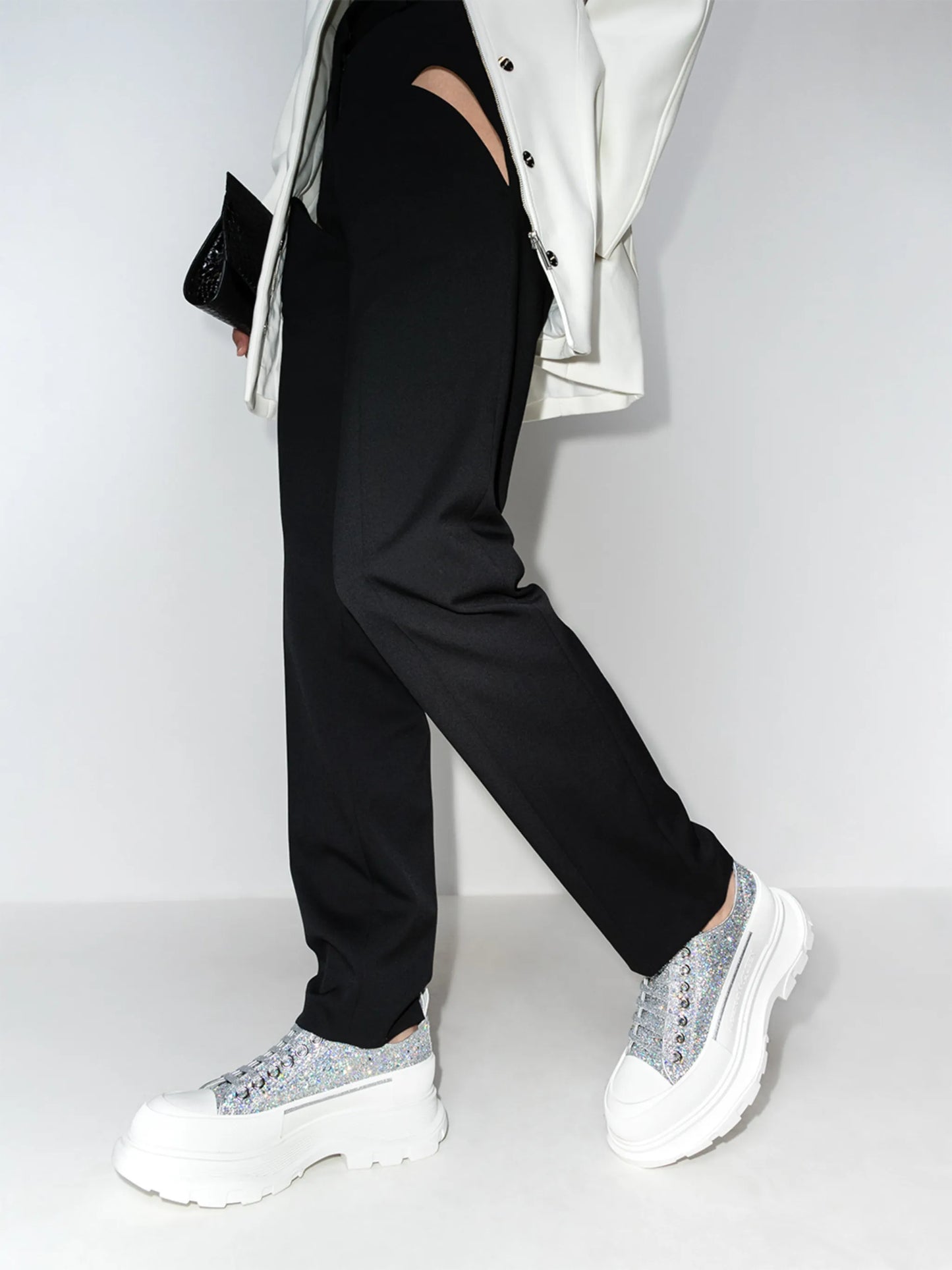 Tread Slick glitter-embellished sneakers