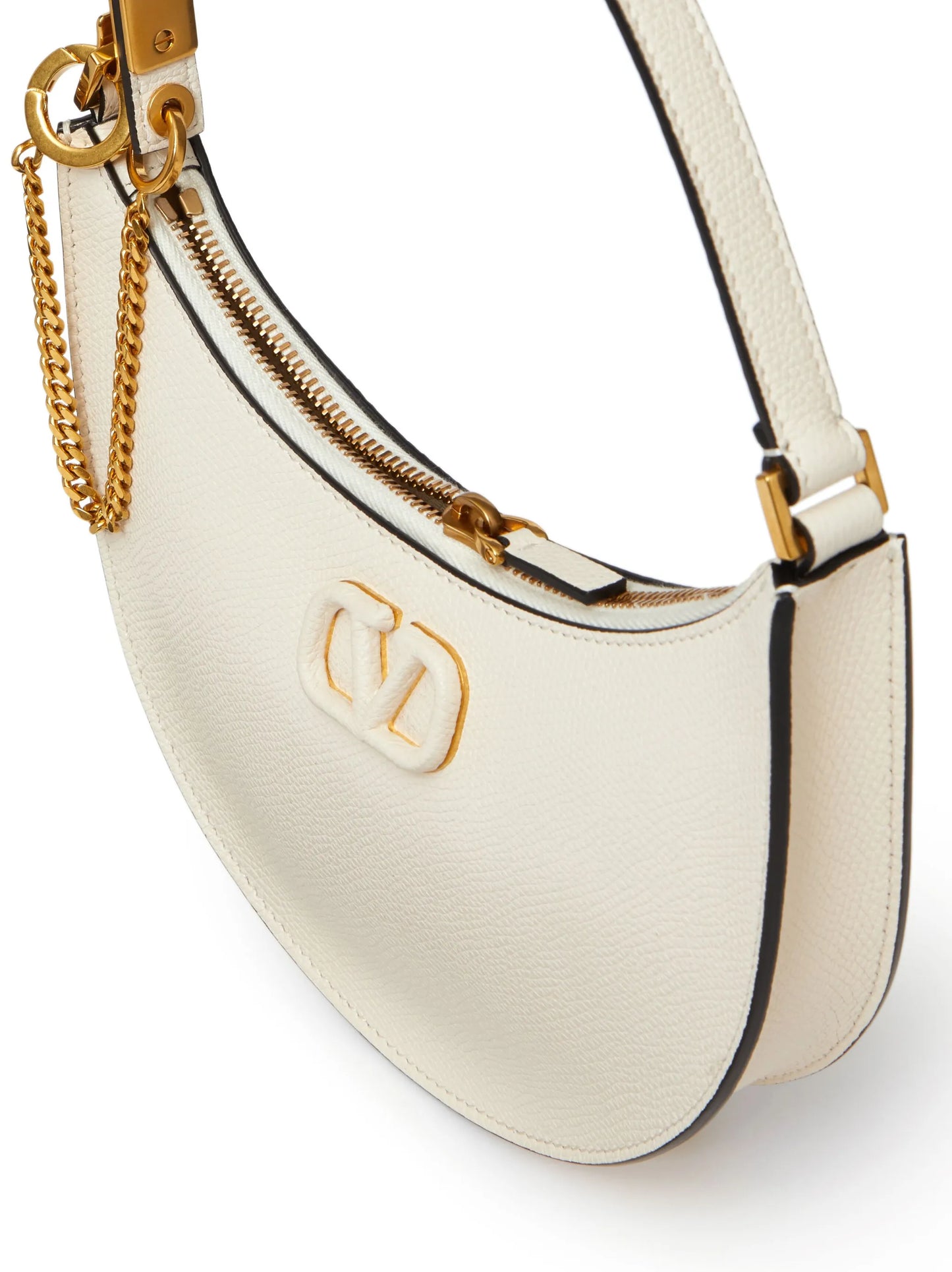 VLogo Signature leather shoulder bag