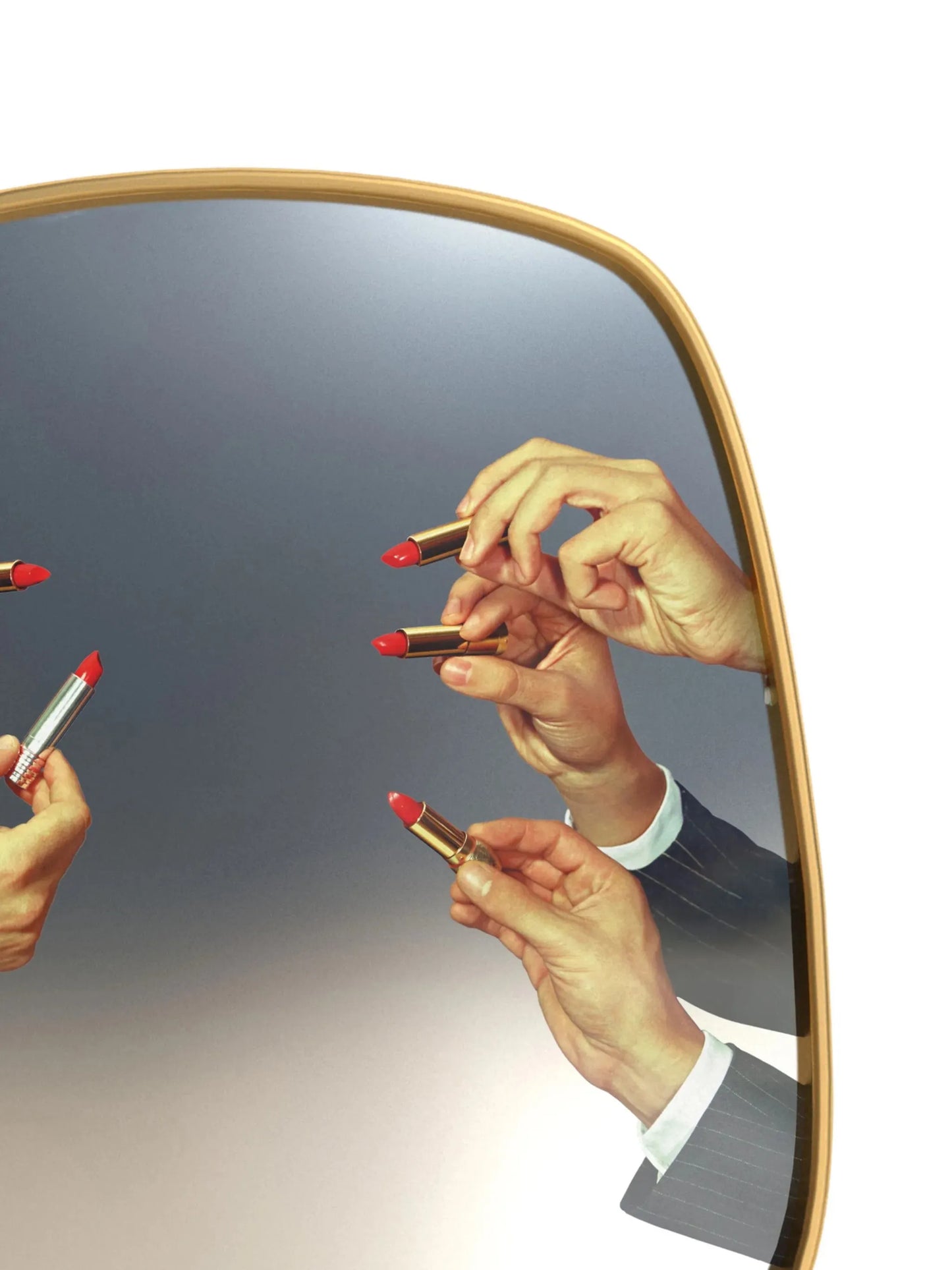 Lipsticks toiletpaper mirror