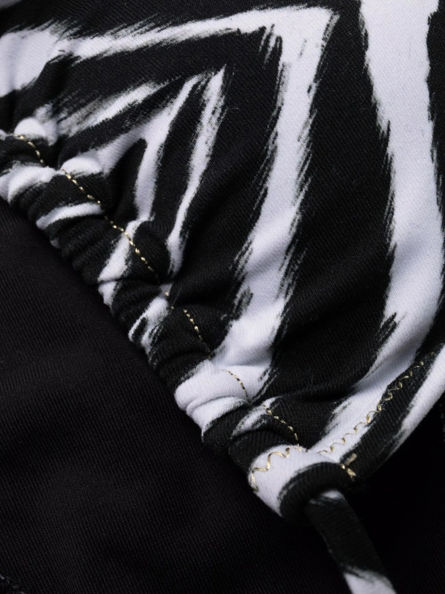 zebra-print bikini