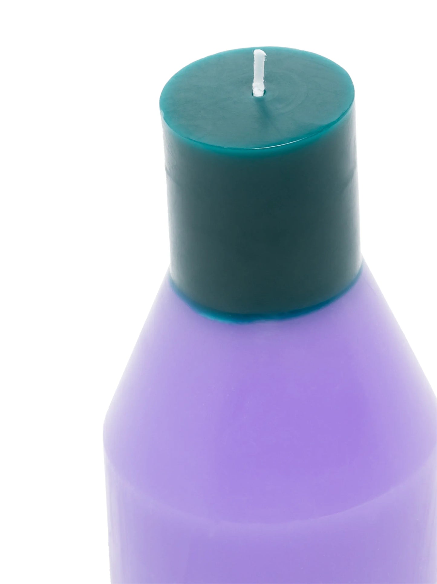 Pillar colour-block candle