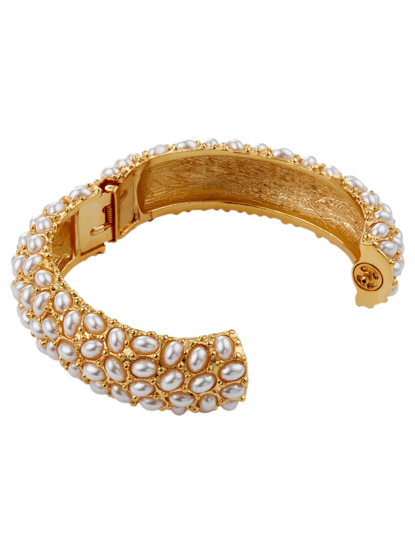 cabochon pearl bracelet