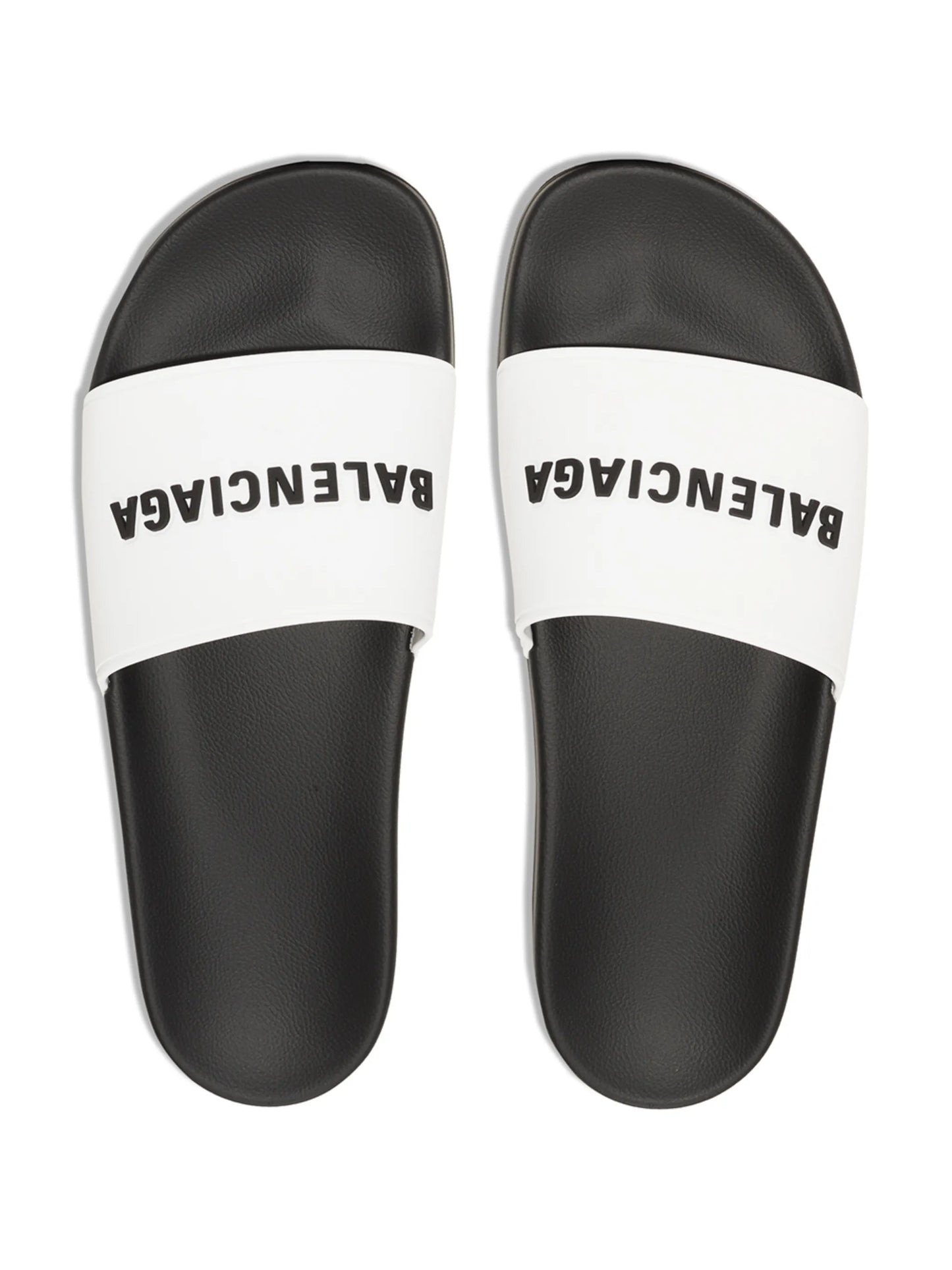 logo-embellished flat slides