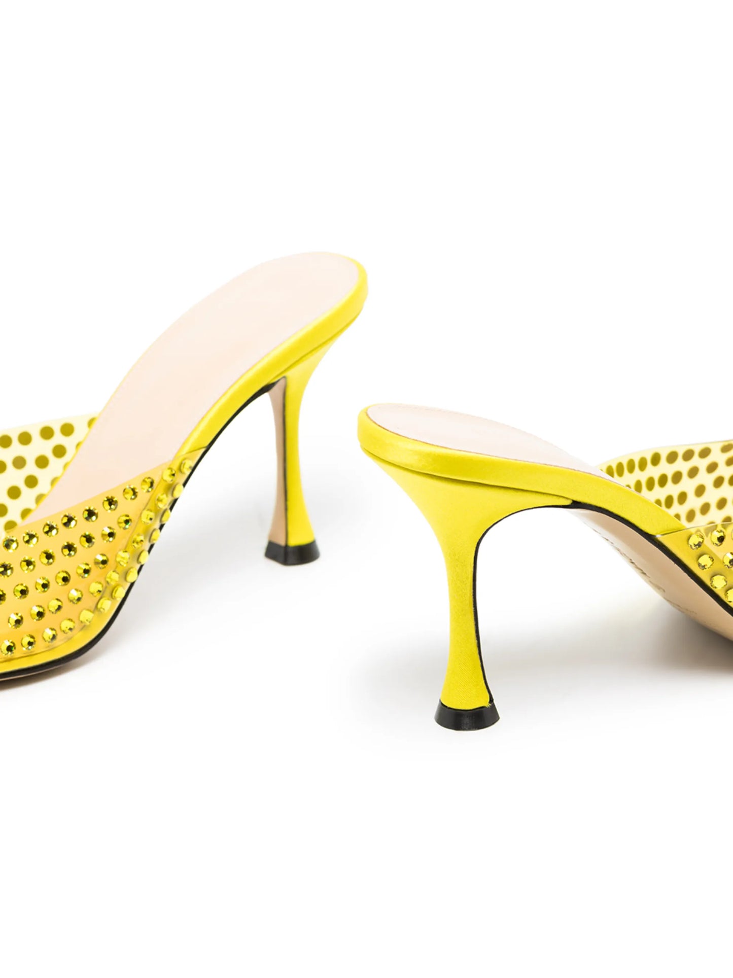 Bella 85mm crystal-embellished mules