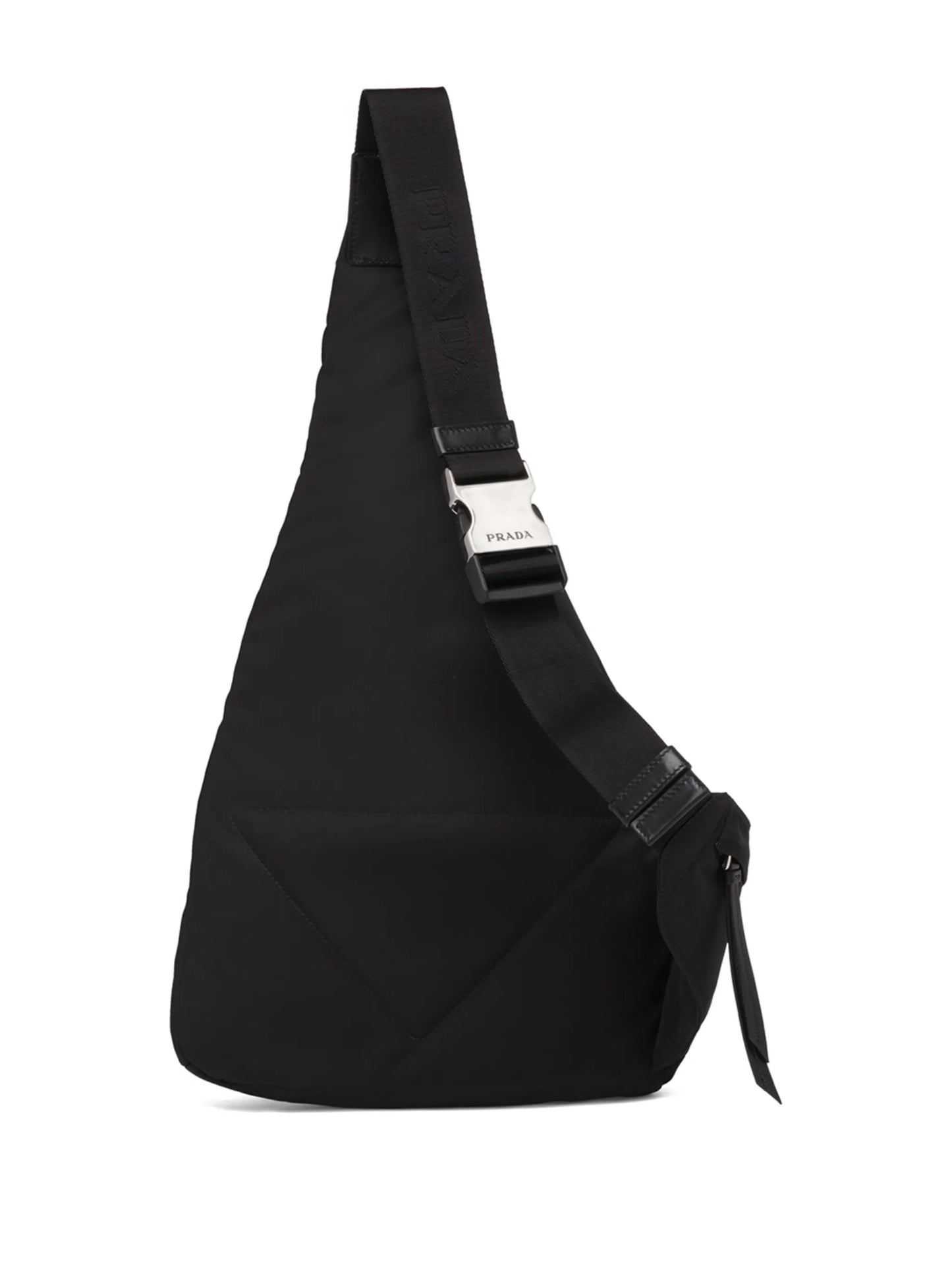Re-Nylon logo-plaque backpack
