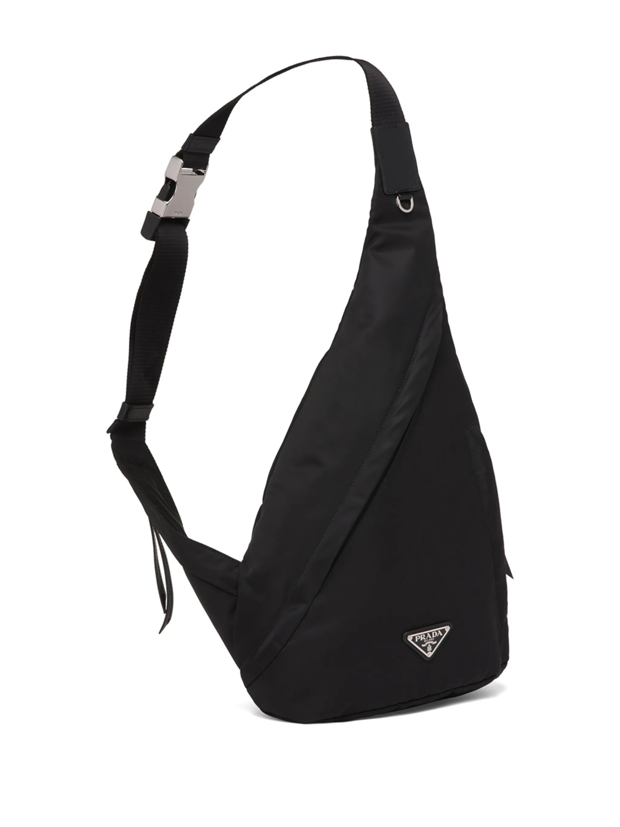 Re-Nylon logo-plaque backpack