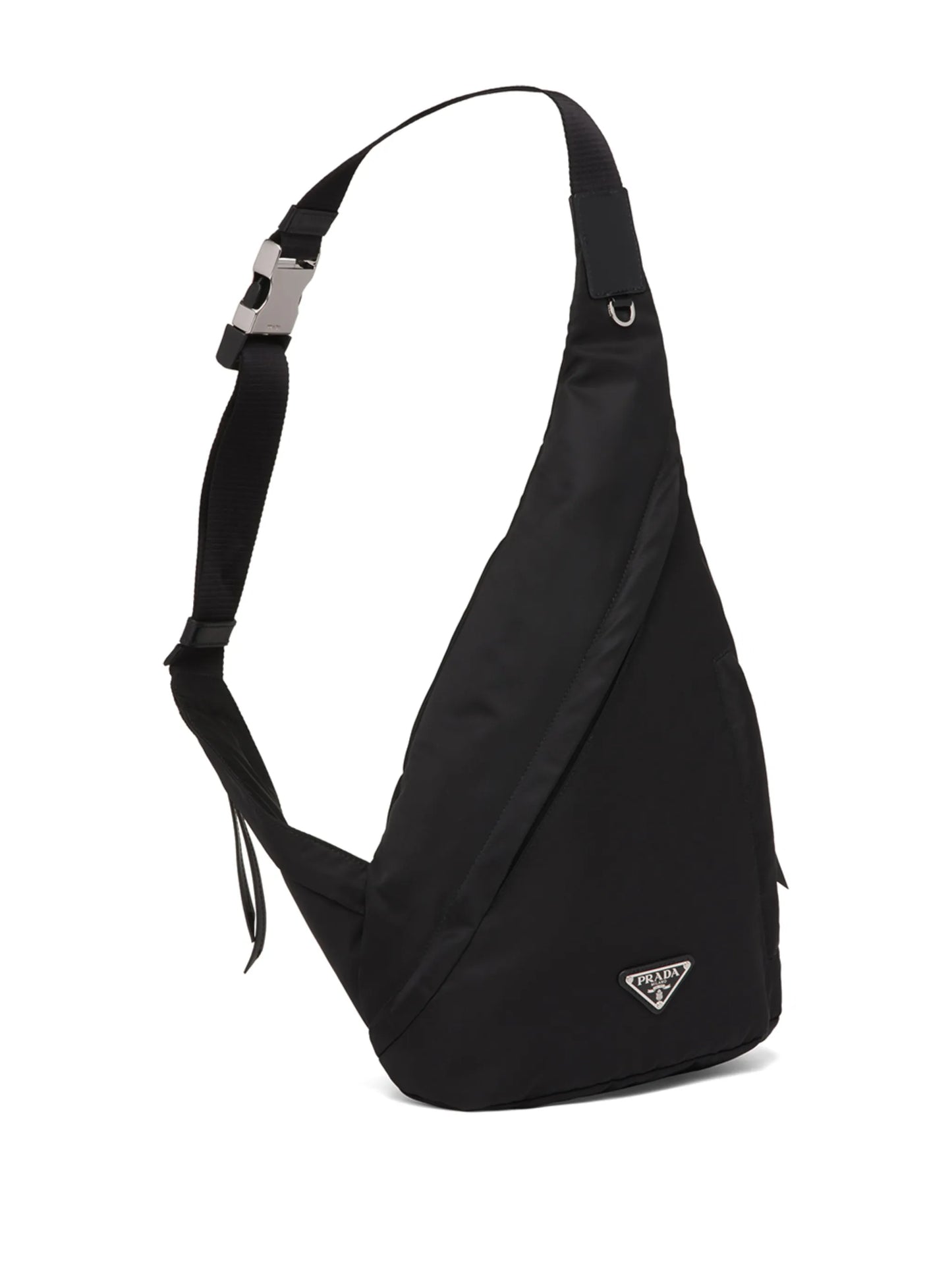 Re-Nylon logo-plaque backpack