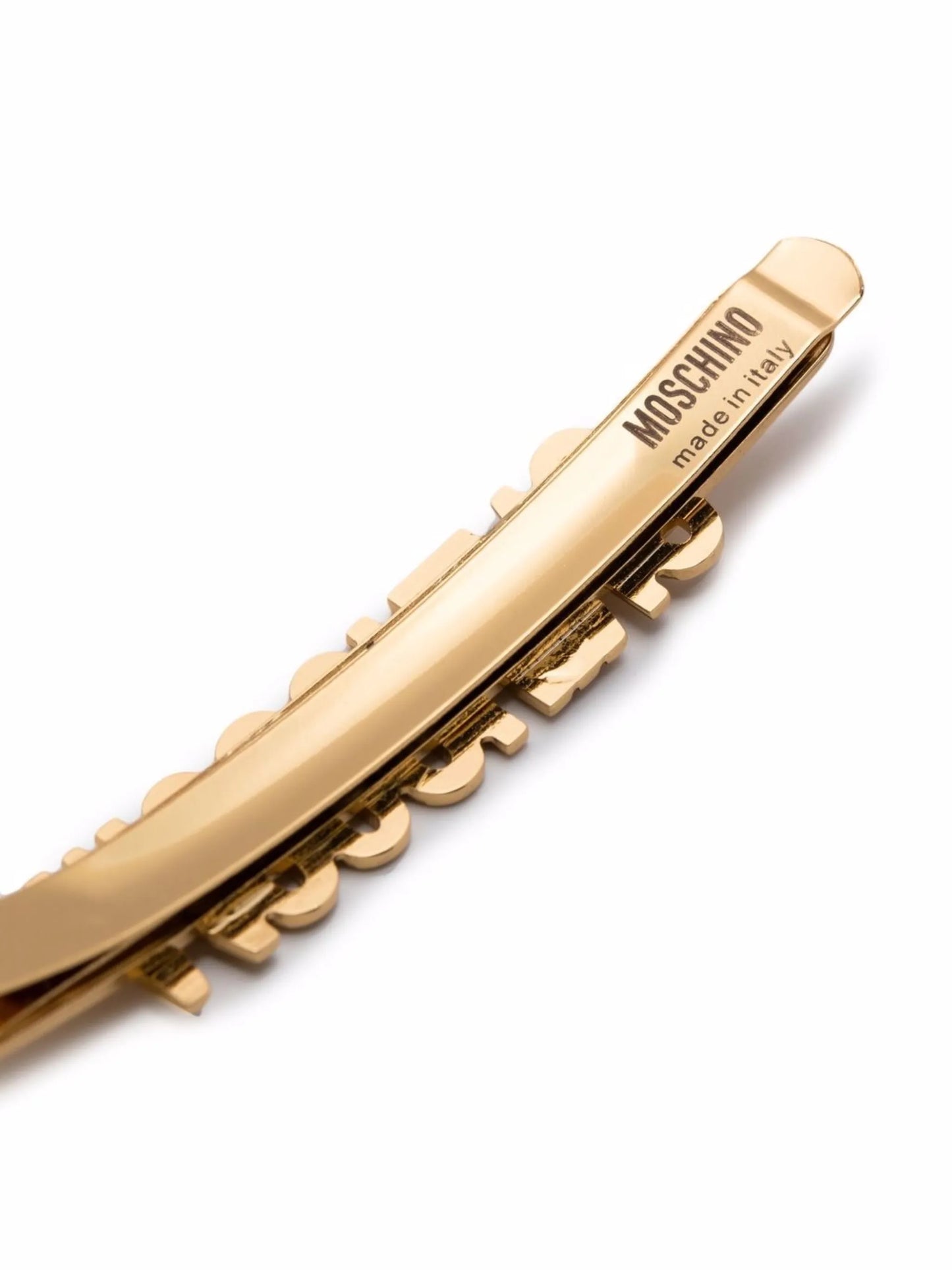 Gold Tone Logo Hair Clip