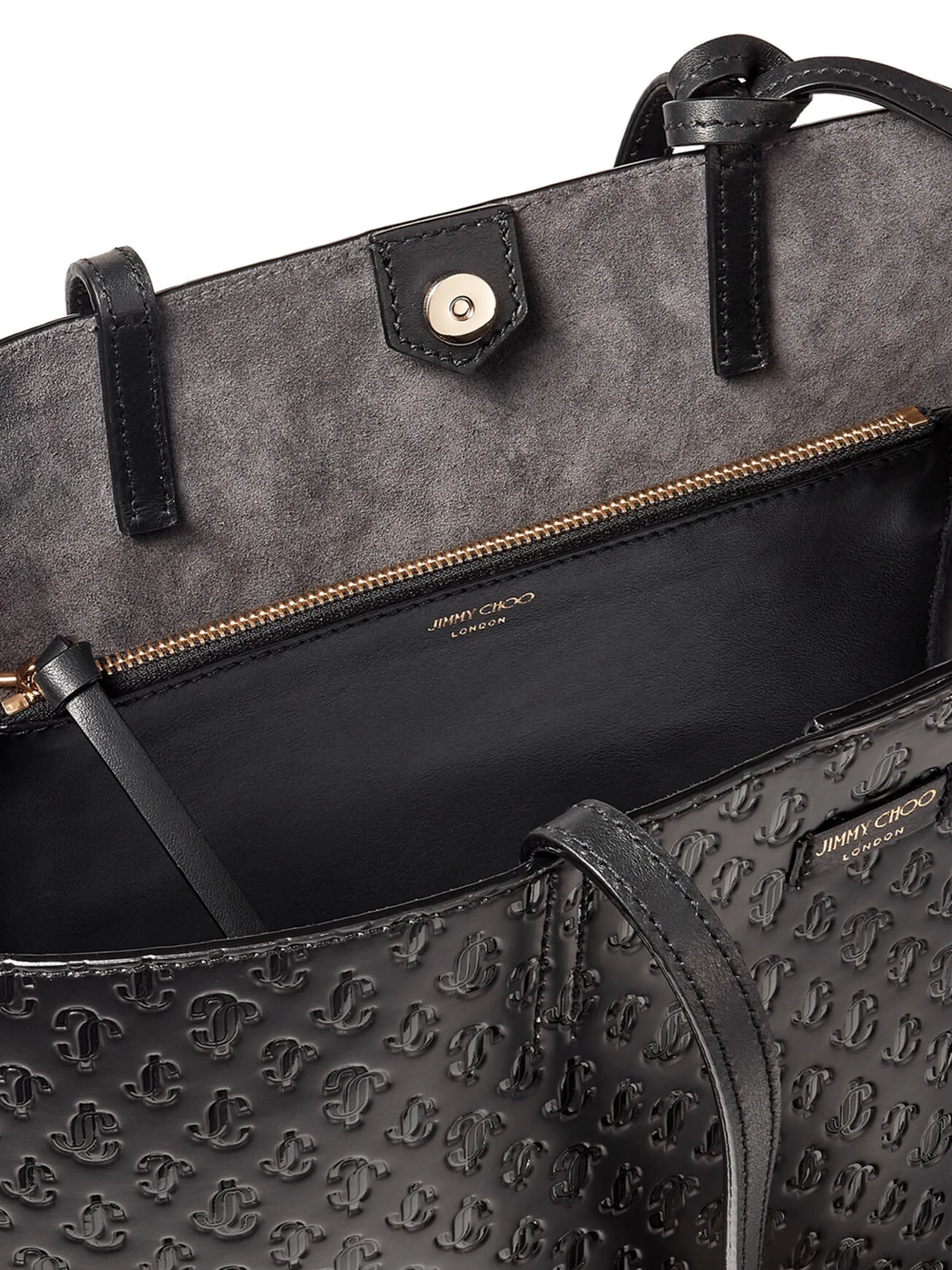 Nine2Five debossed monogram tote
