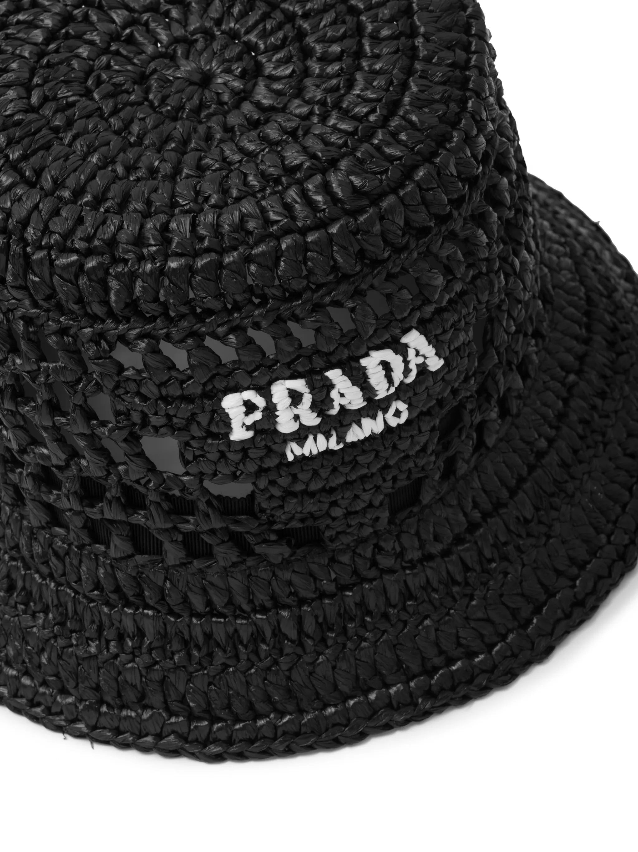 raffia bucket hat